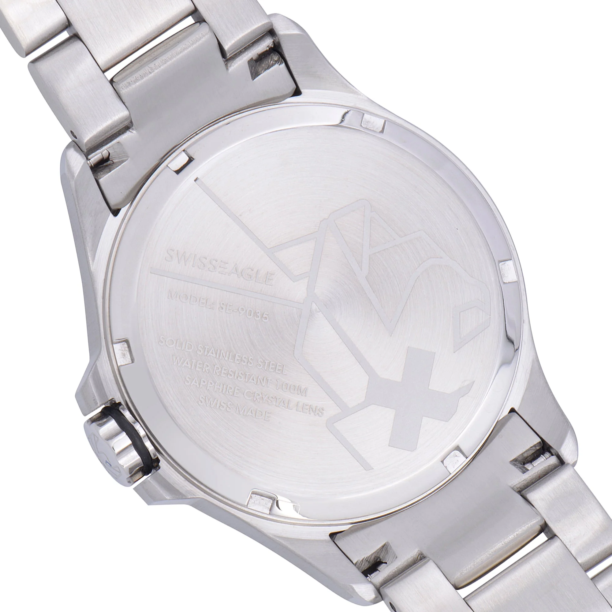 TAUCHEN MECA QUARTZ Black / Stainless Steel | Black Dial - Image 4