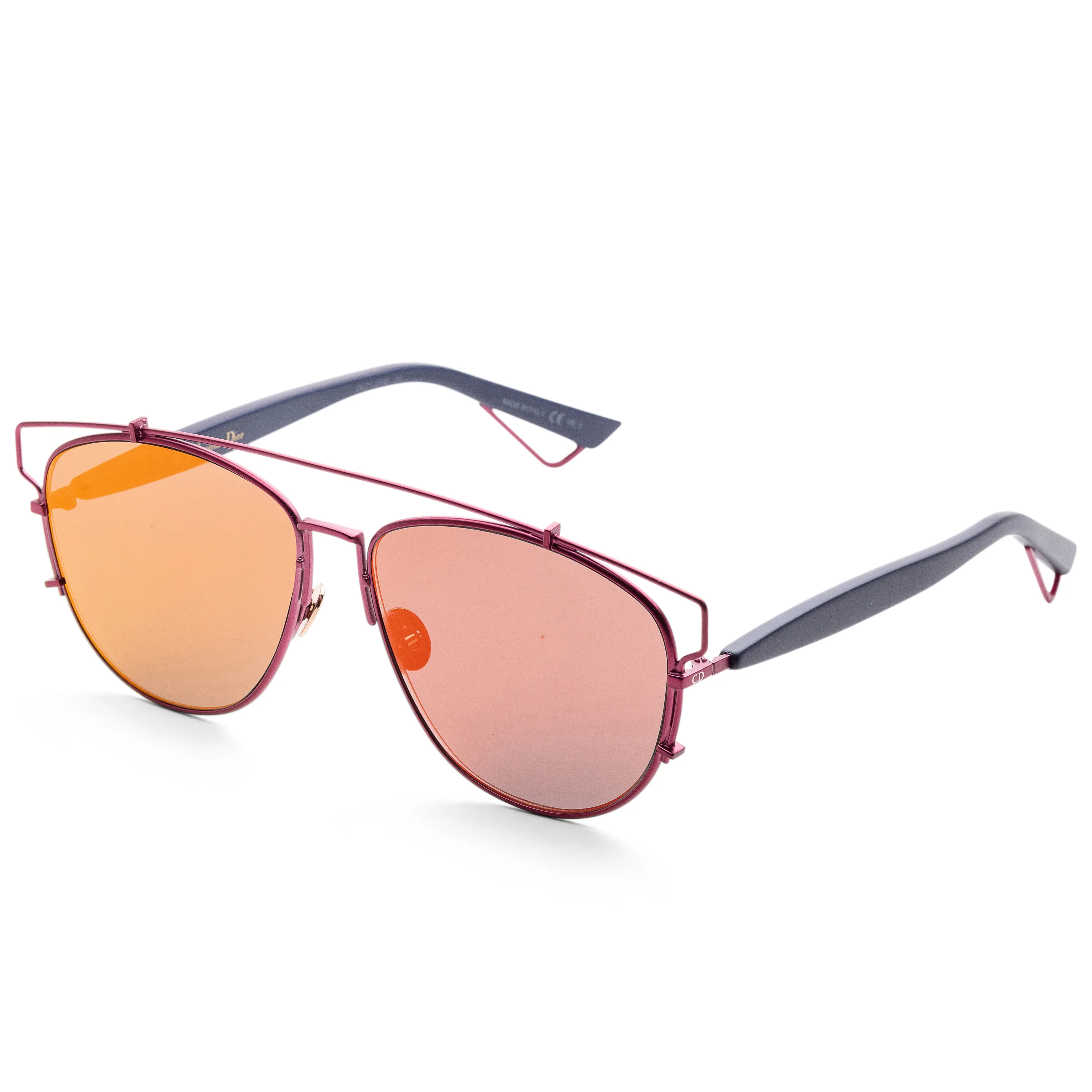 Technos Matte Red Blue Frame, Pink Orange Lens | Dial