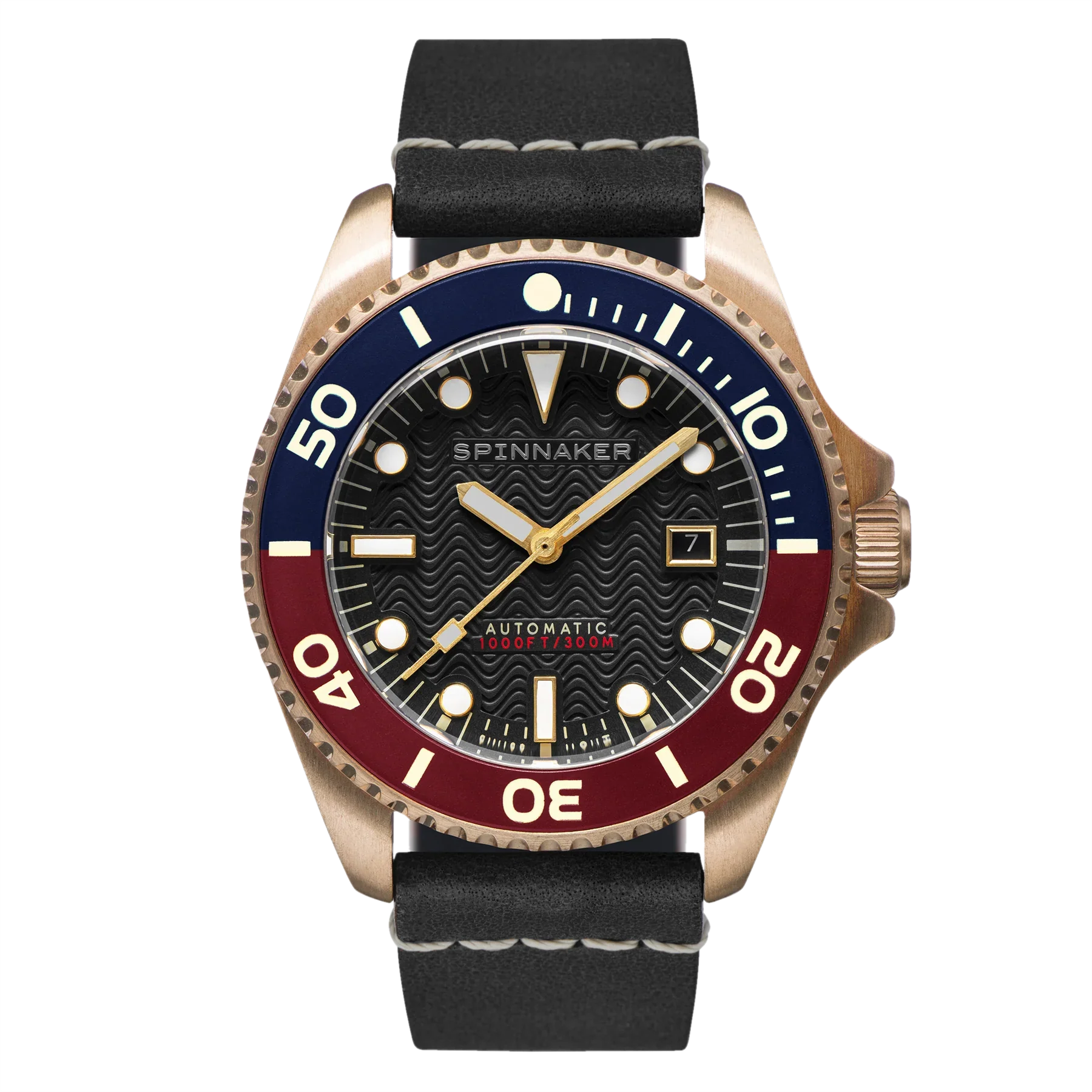 Tesei Bronze Swiss Automatic Soda black / Leather Black Dial