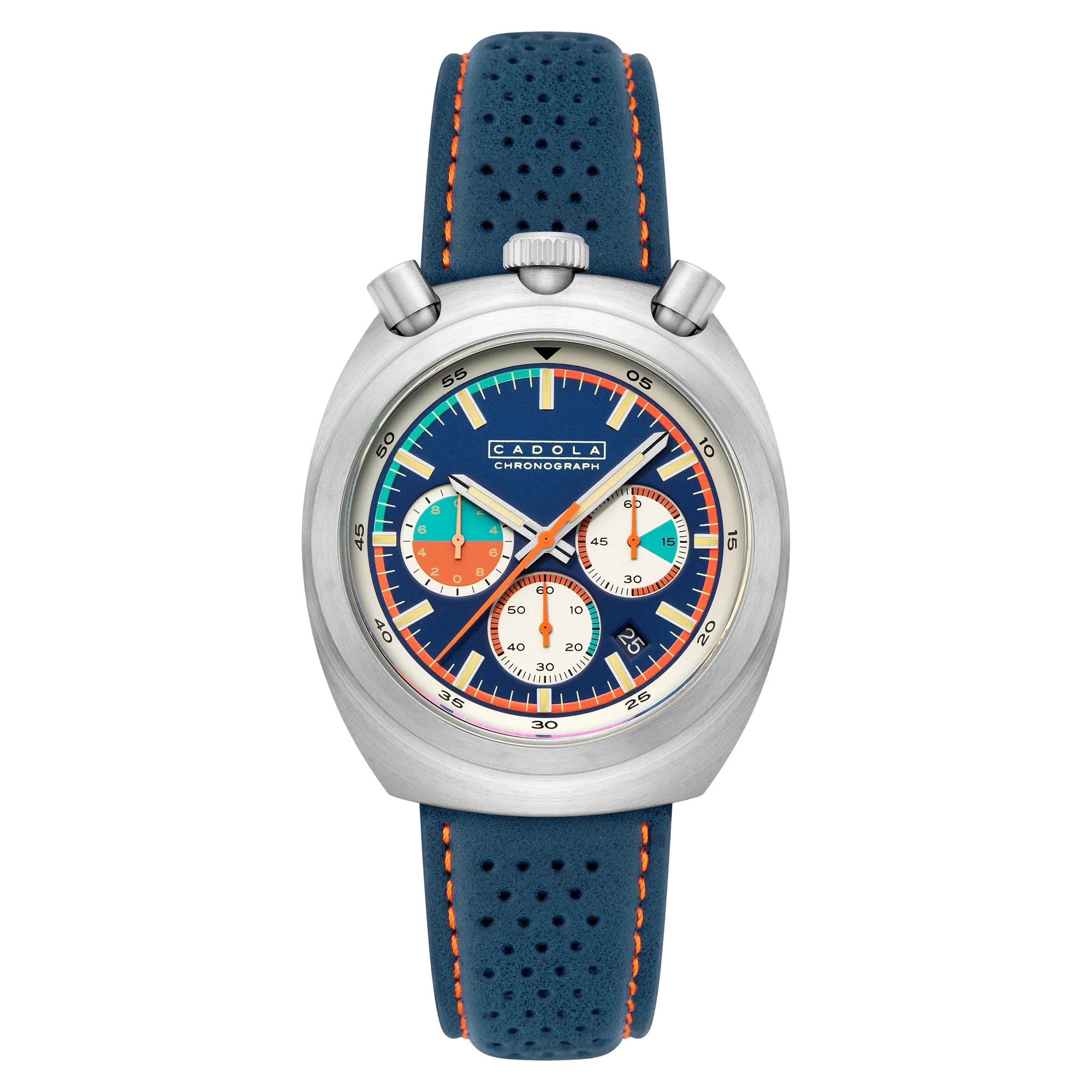 Testa Di Toro Chronograph Blue / Leather | Blue Dial