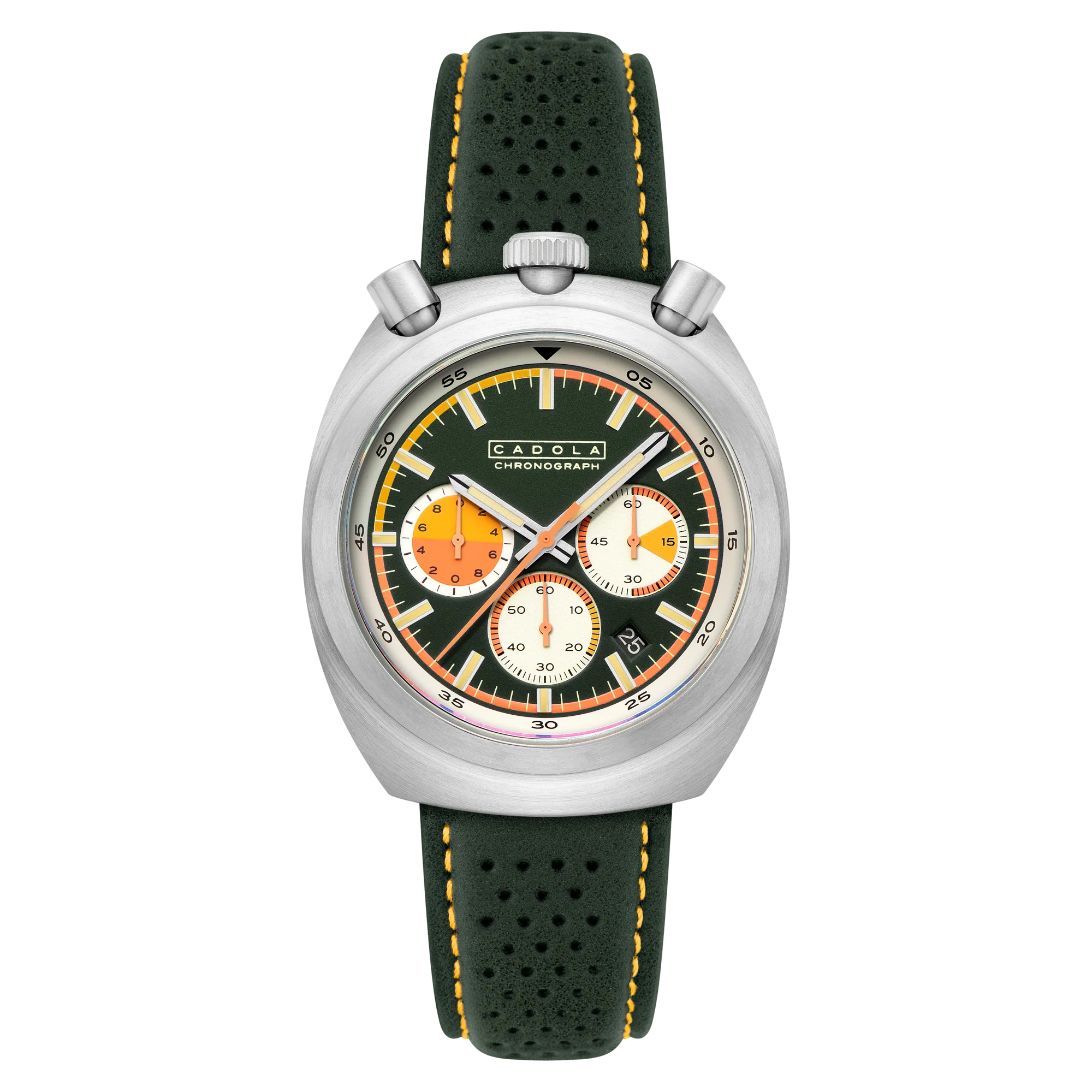 Testa Di Toro Chronograph Green / Leather | Green Dial