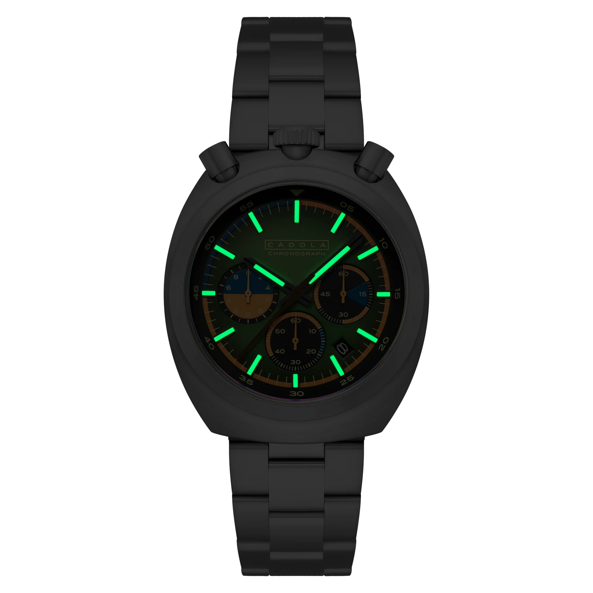 Testa Di Toro Chronograph Green / Stainless Steel | Green Dial - Image 2