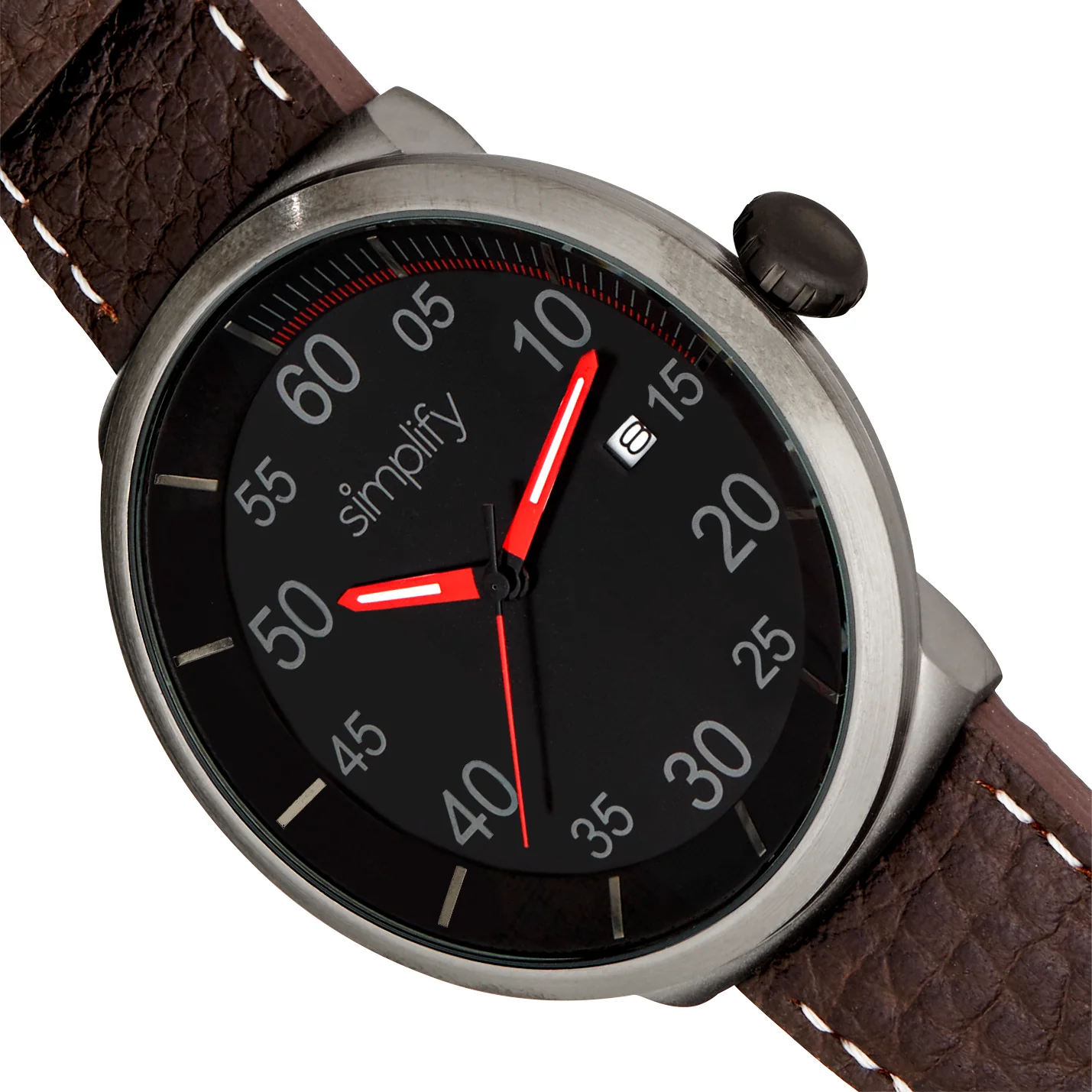 The 7100 Dark Brown/Red | Black Dial - Image 3