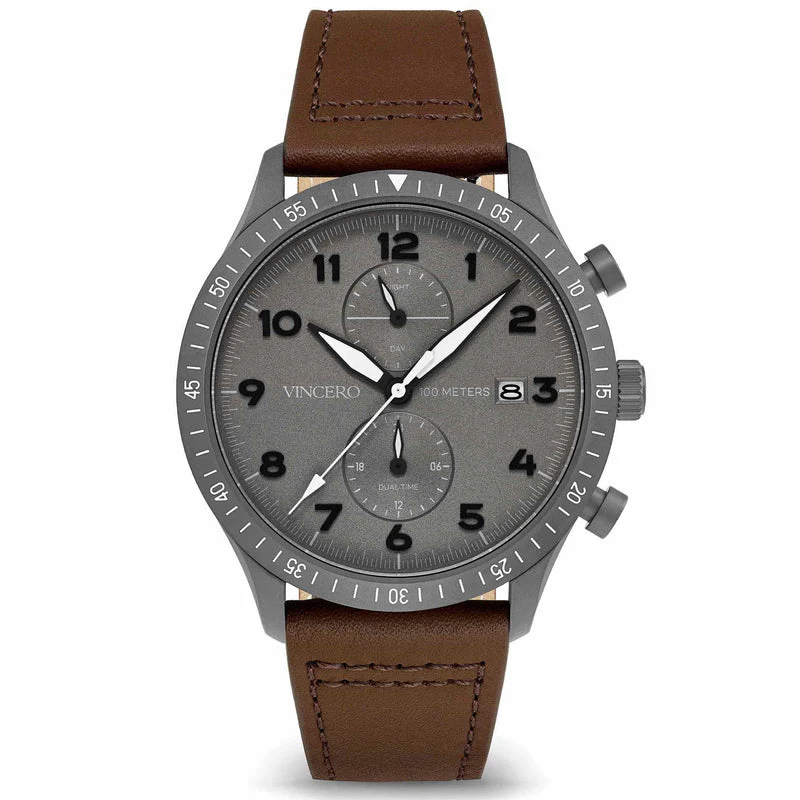 THE ALTITUDE - GUNMETAL/WALNUT | Gunmetal Dial