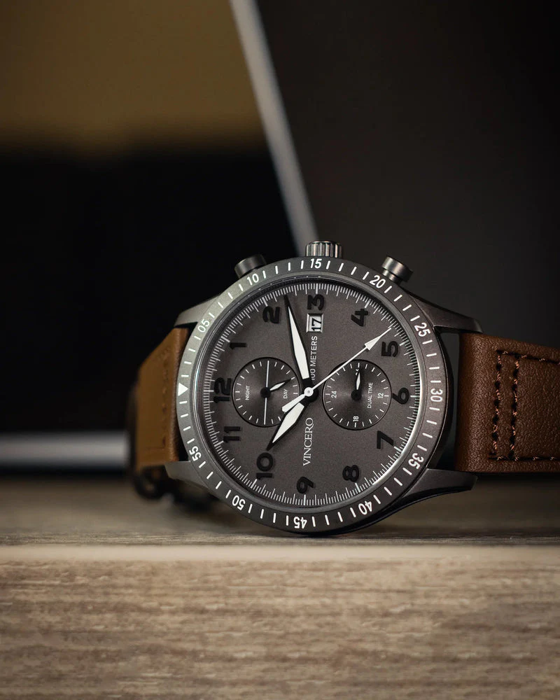 THE ALTITUDE - GUNMETAL/WALNUT | Gunmetal Dial - Image 3