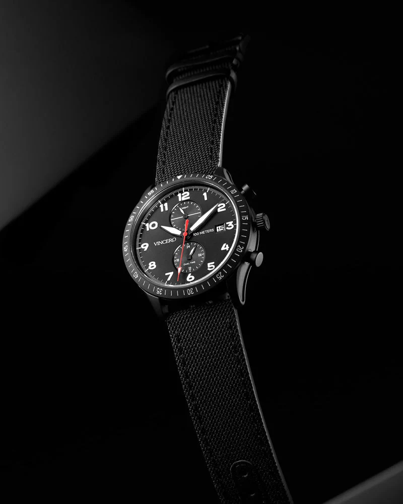 THE ALTITUDE - MATTE BLACK/RED | Black Dial - Image 3