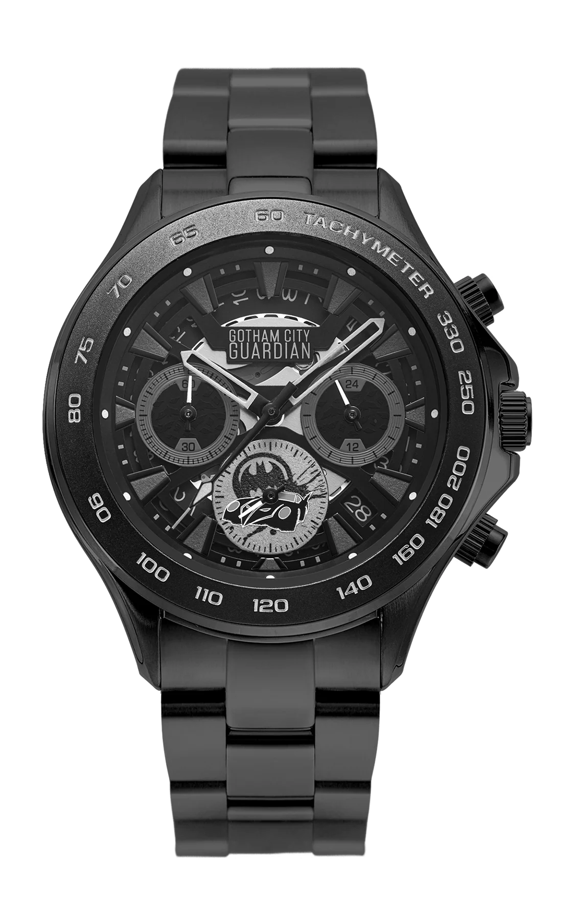 The Batmobile 42mm Black - {Extended Ship Time} | Black Dial