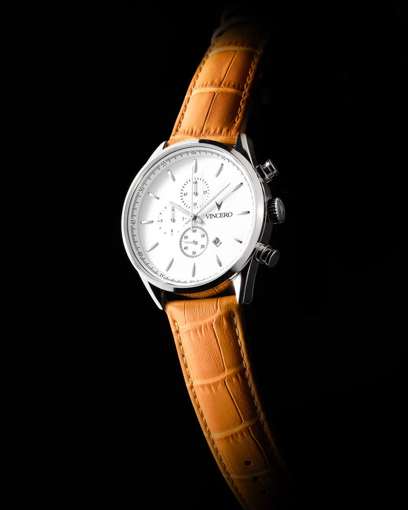 The Chrono S2 40mm Silver/Tan | White Dial - Image 3