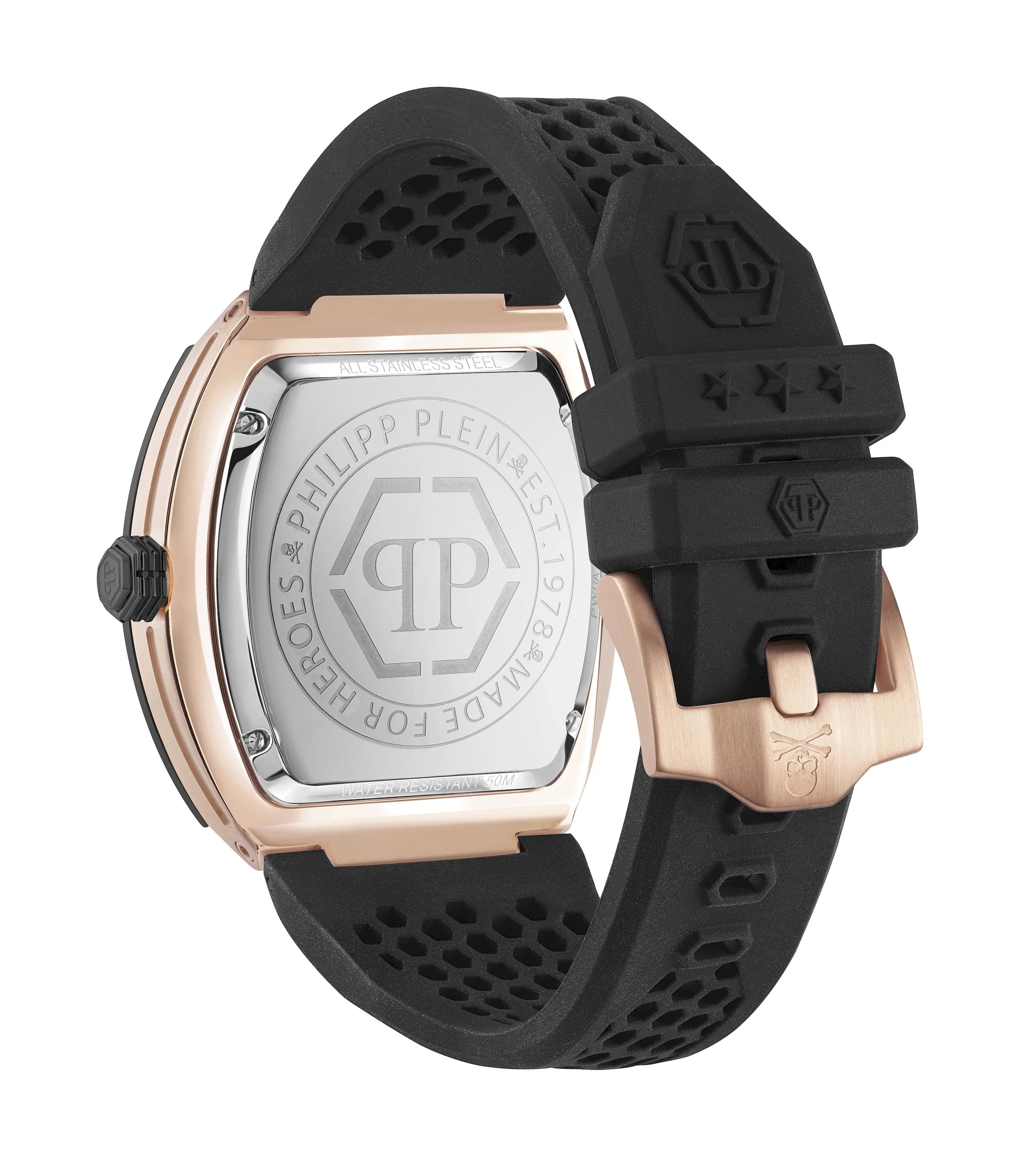 THE HEXAGON PHANTOM 44MM Black / Polyurethane Black Dial - Image 2