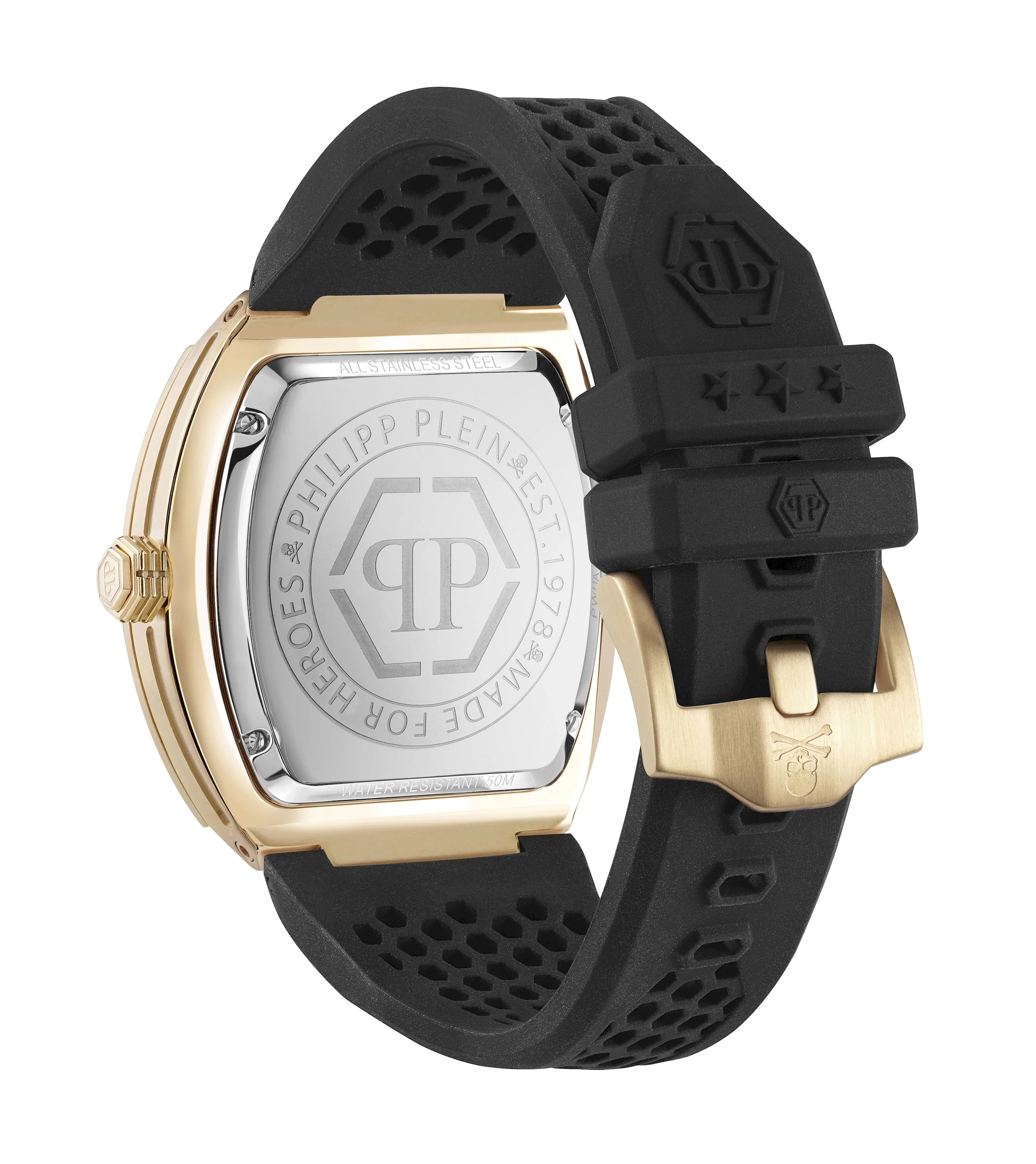 THE HEXAGON PHANTOM 44MM Black / Polyurethane Black Dial - Image 2