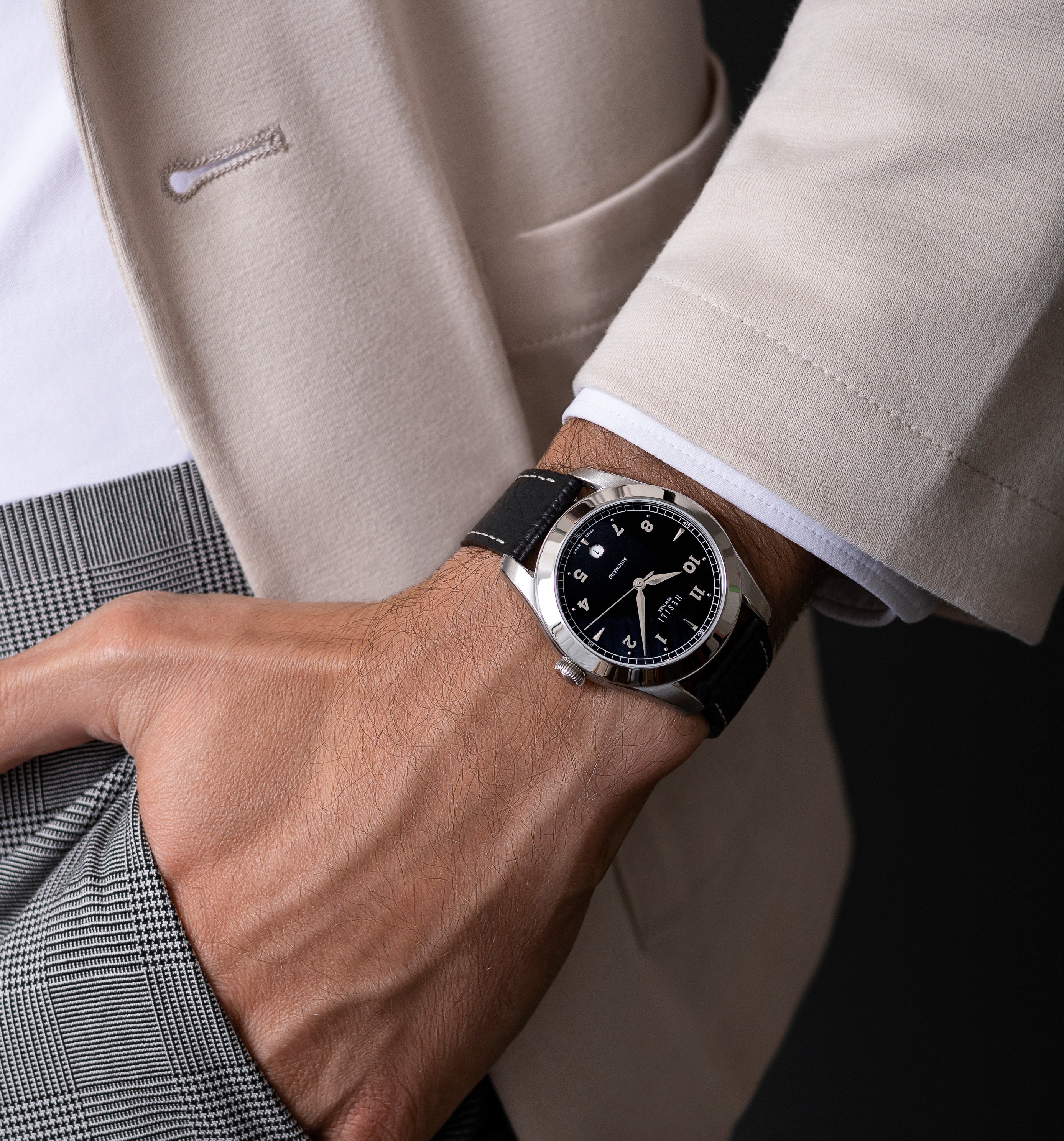 The Original Series Classic Black / Black Leather | Black Dial - Image 4