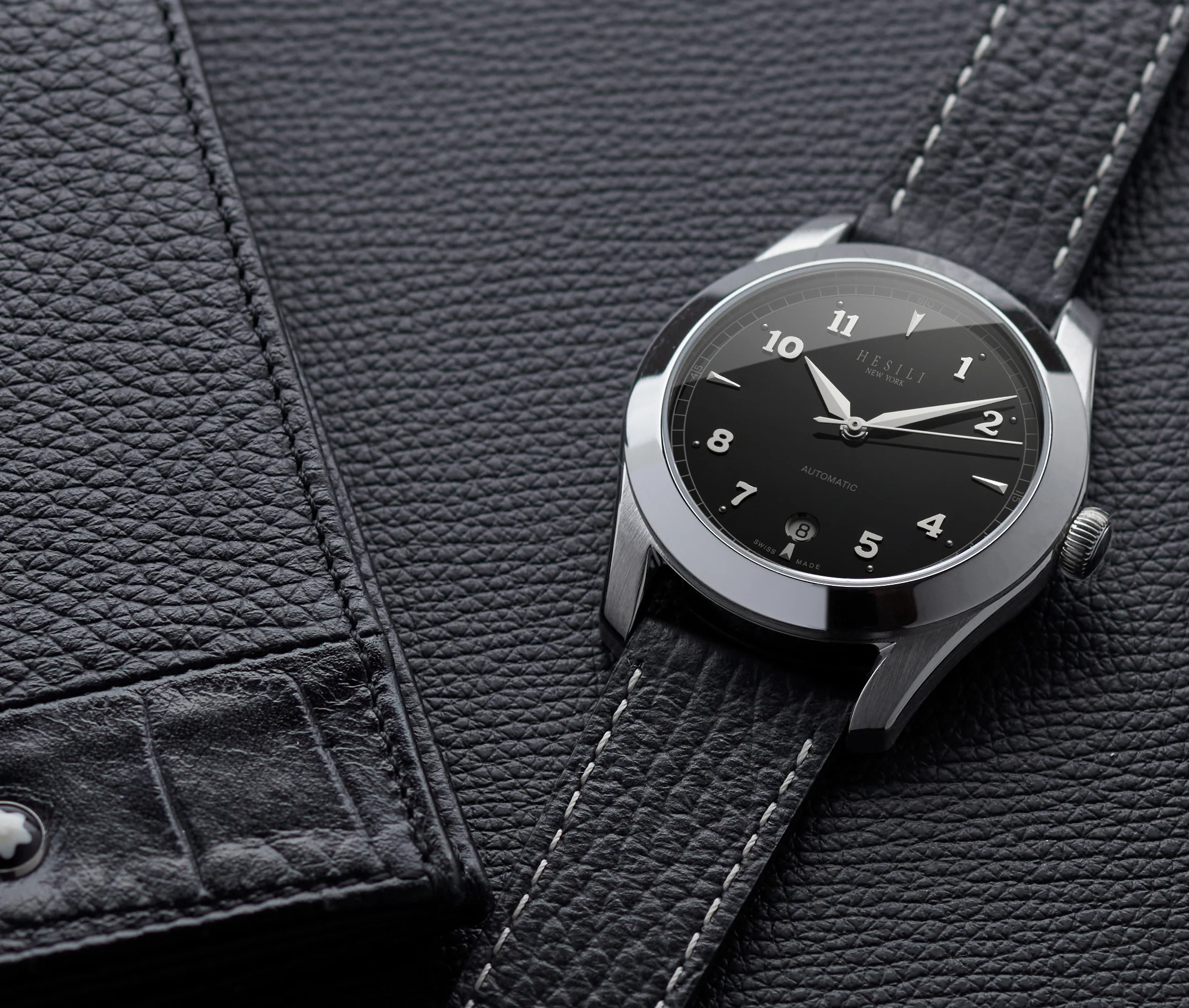 The Original Series Classic Black / Black Leather | Black Dial - Image 5