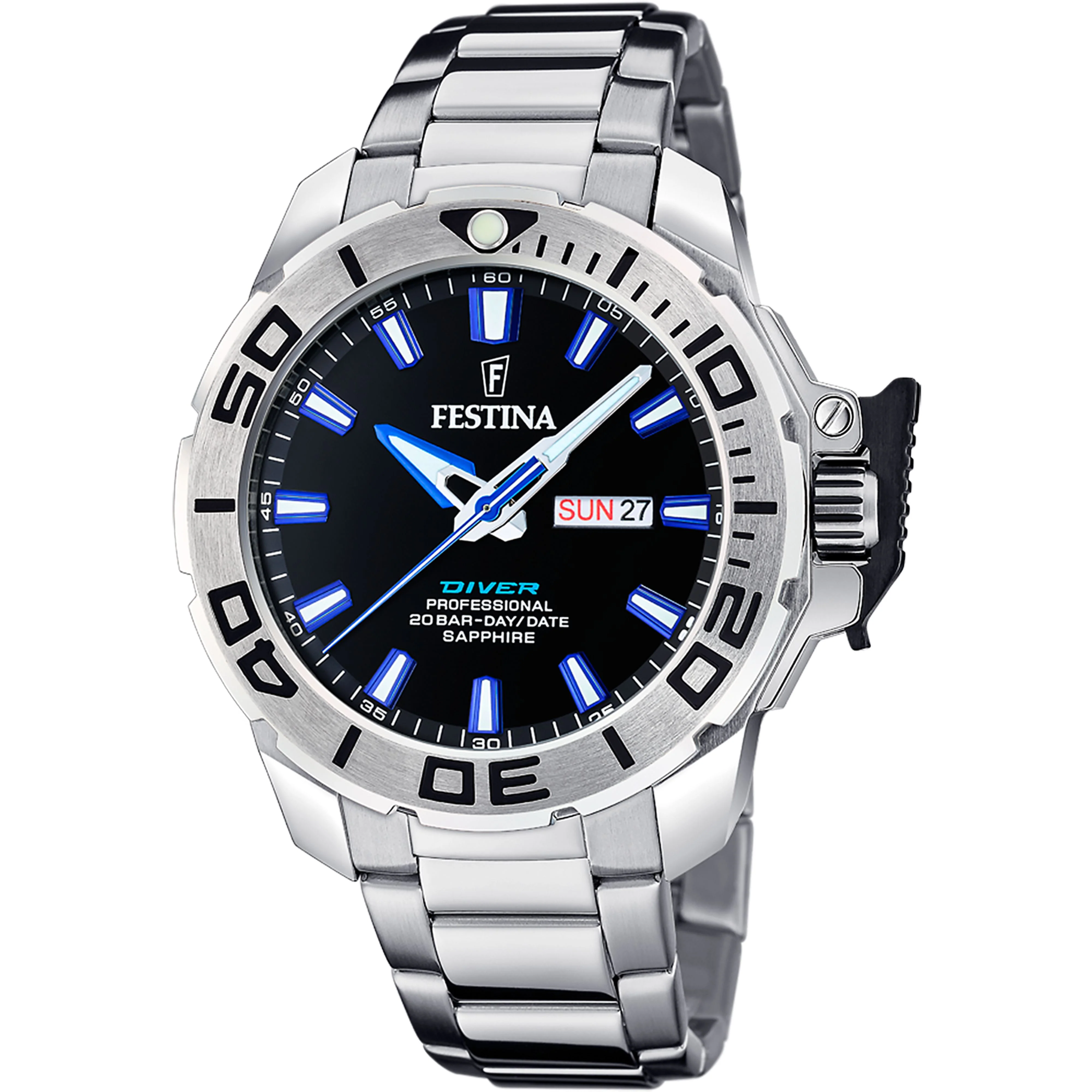 THE ORIGINALS/DIVER Black / Stainless Steel Black Dial