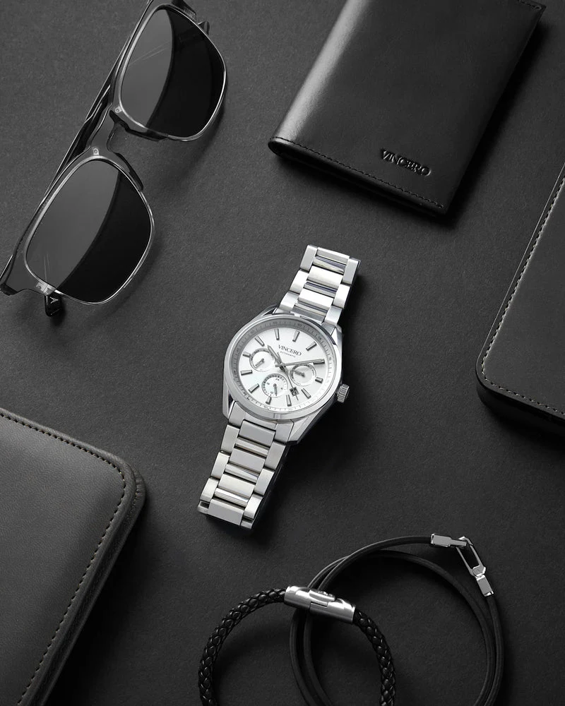 THE RESERVE AUTOMATIC - GRAY/SILVER Gray/Silver | White Dial - Image 4