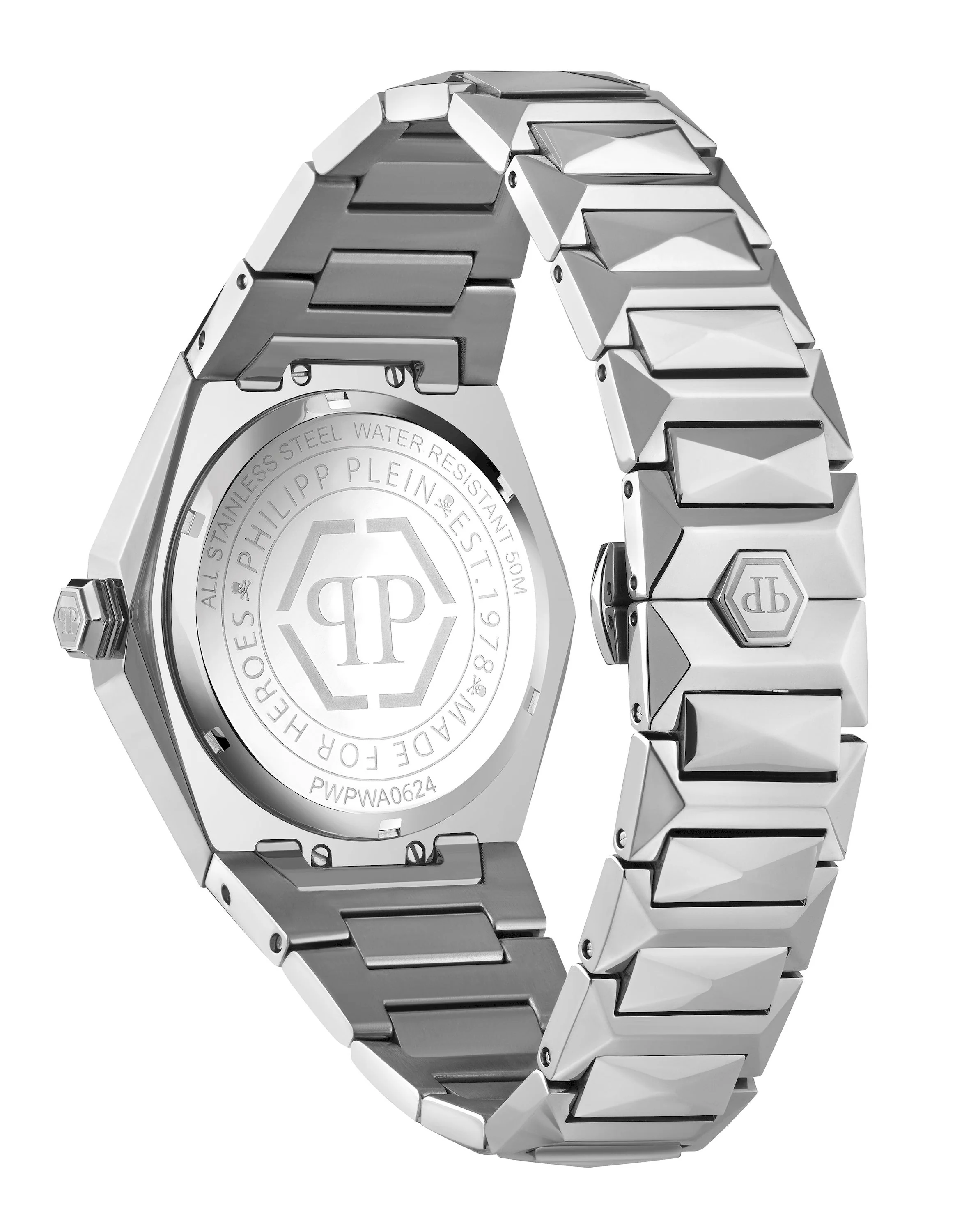 THE SKULL SPIKES 45MM Black / Stainless Steel Black Dial - Image 2
