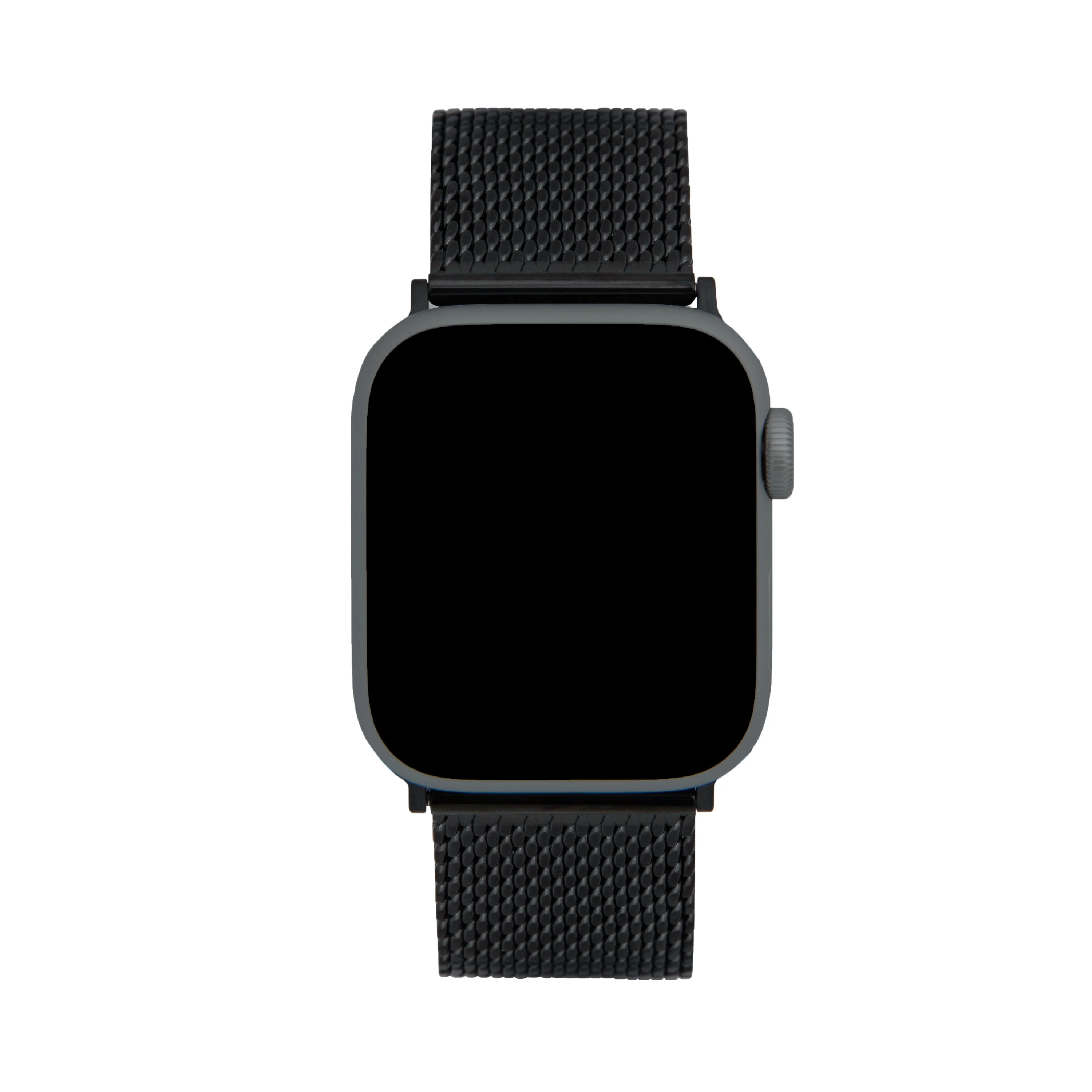Thick Mesh Band for Apple Watch Ultra & Series 8/7/6/5/4/3/2/1/SE Black (42mm | 44mm | 45mm | 49mm) |  Dial - Image 2