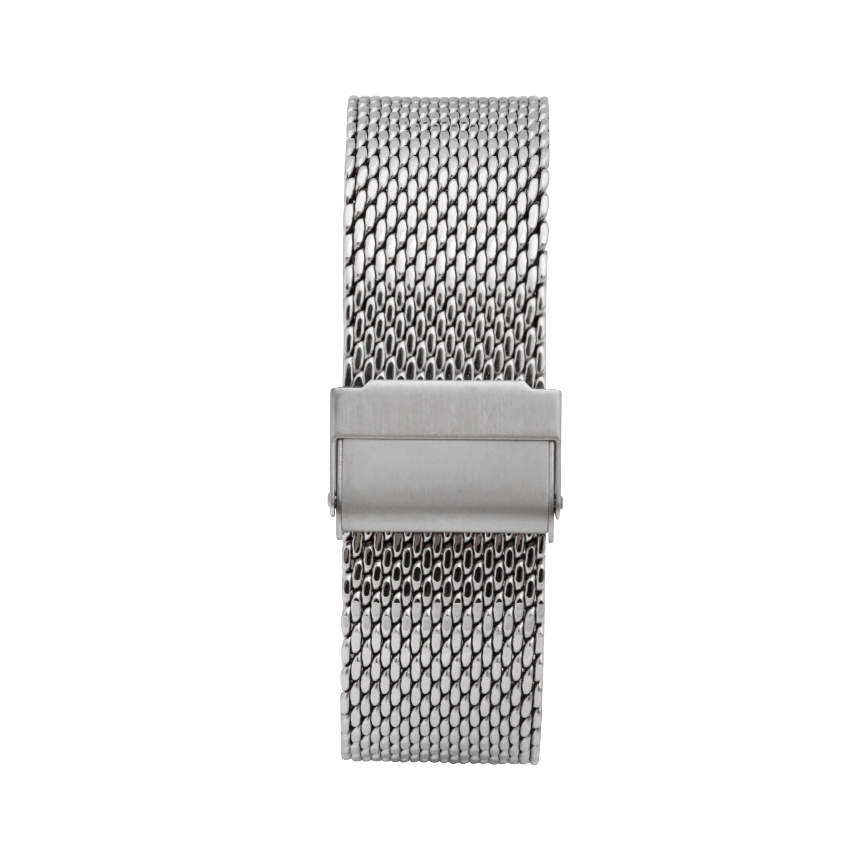 Thick Mesh Band for Apple Watch Ultra & Series 8/7/6/5/4/3/2/1/SE Silver (42mm | 44mm | 45mm | 49mm) |  Dial - Image 3