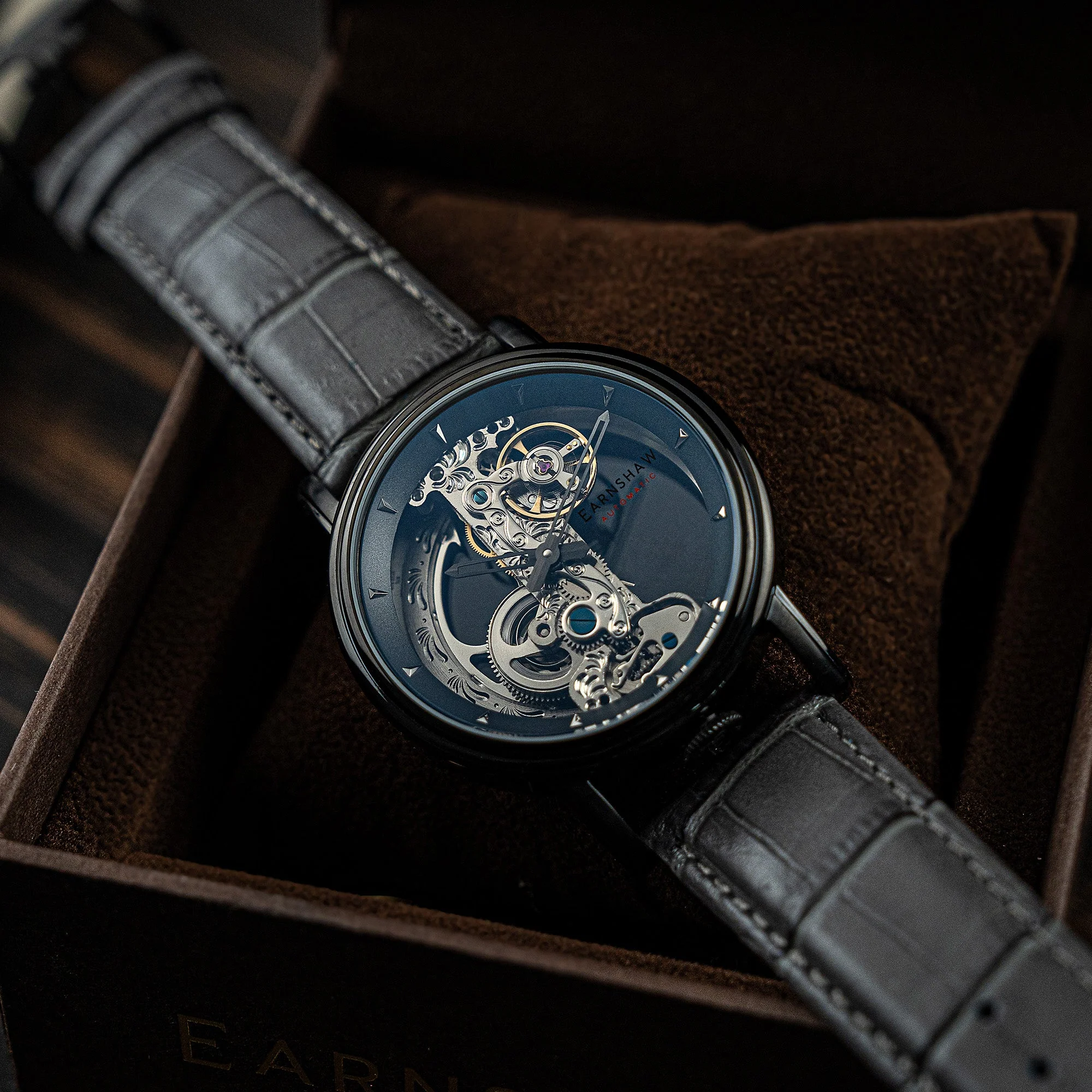 Thomas Earnshaw Fowler Bridge Automatic Grey / Leather | Grey Dial - Image 3