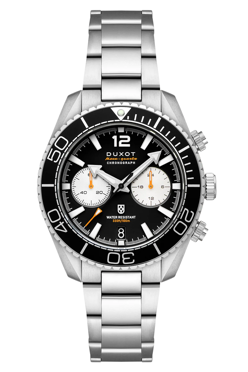 Tiburon Chronograph Black / Stainless Steel | Black Dial