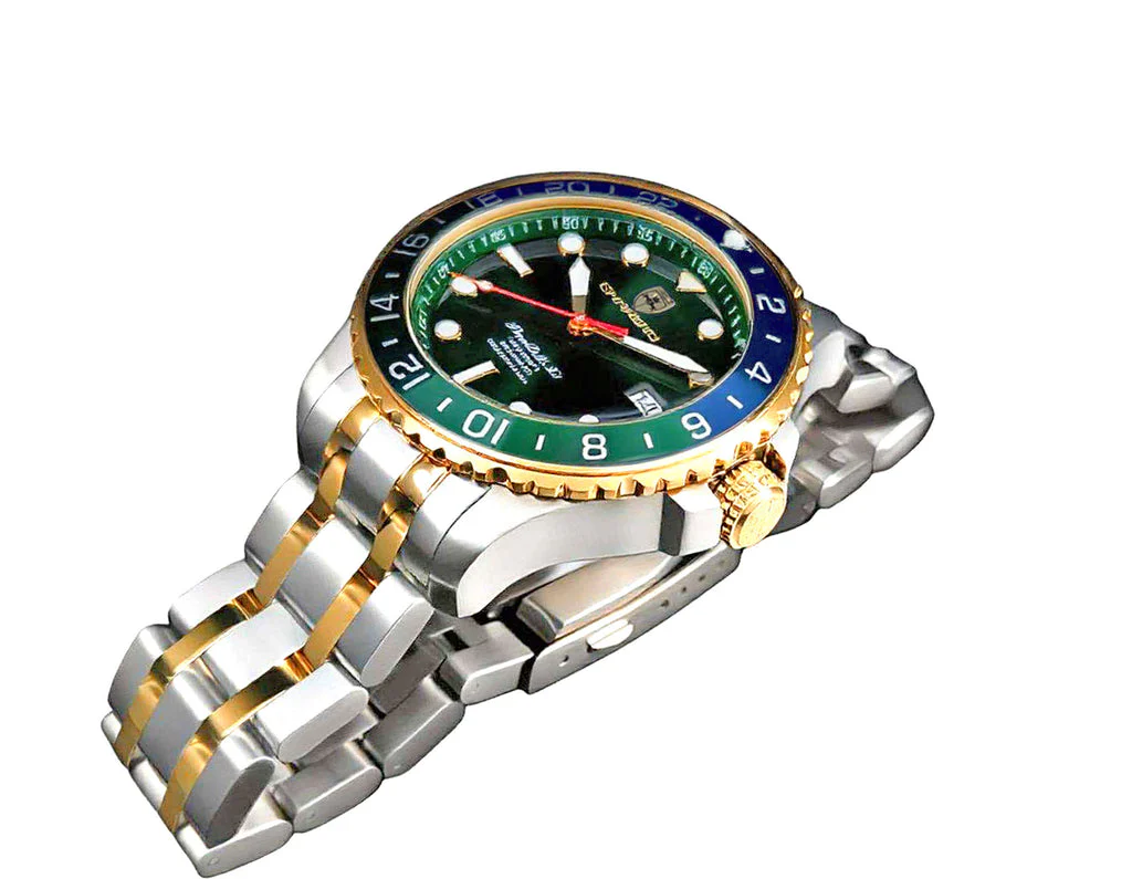 TIME BOLD- X10 GREEN/BLUE | Green Dial - Image 2