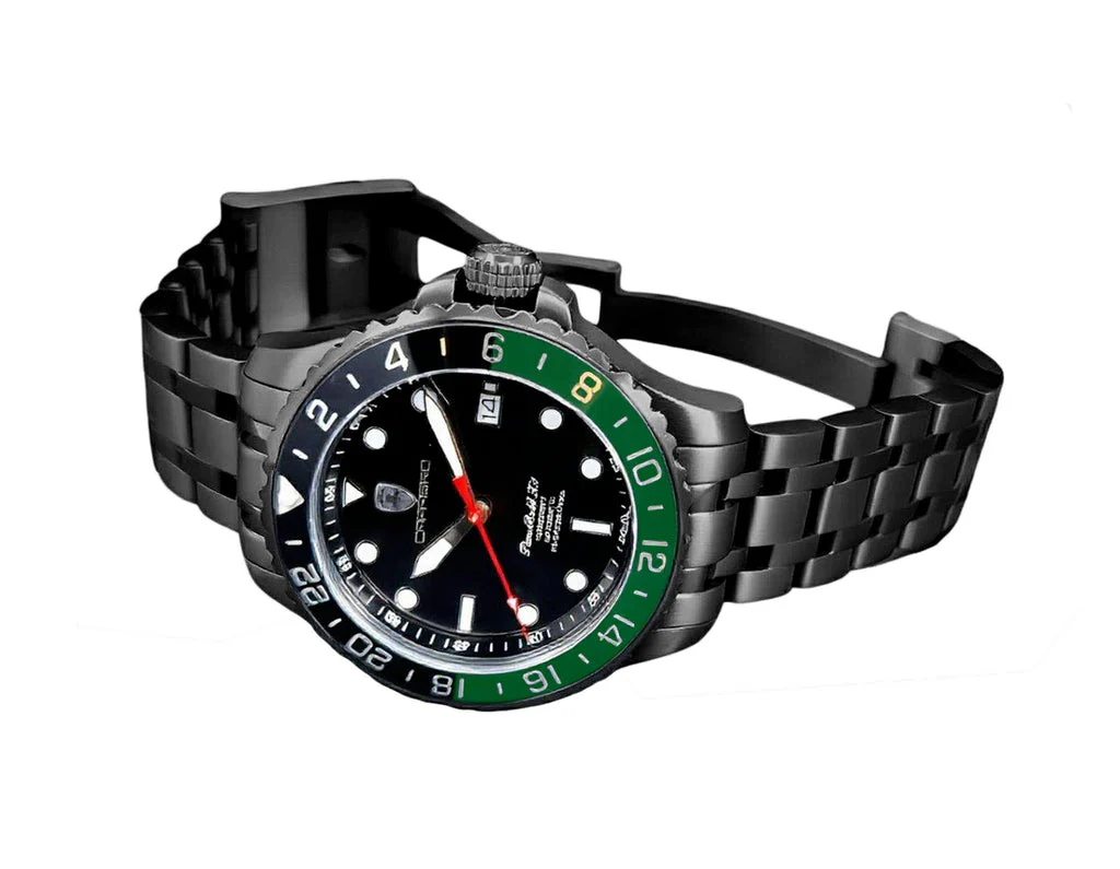 TIME BOLD- X3 GREEN/BLACK | Black Dial - Image 2