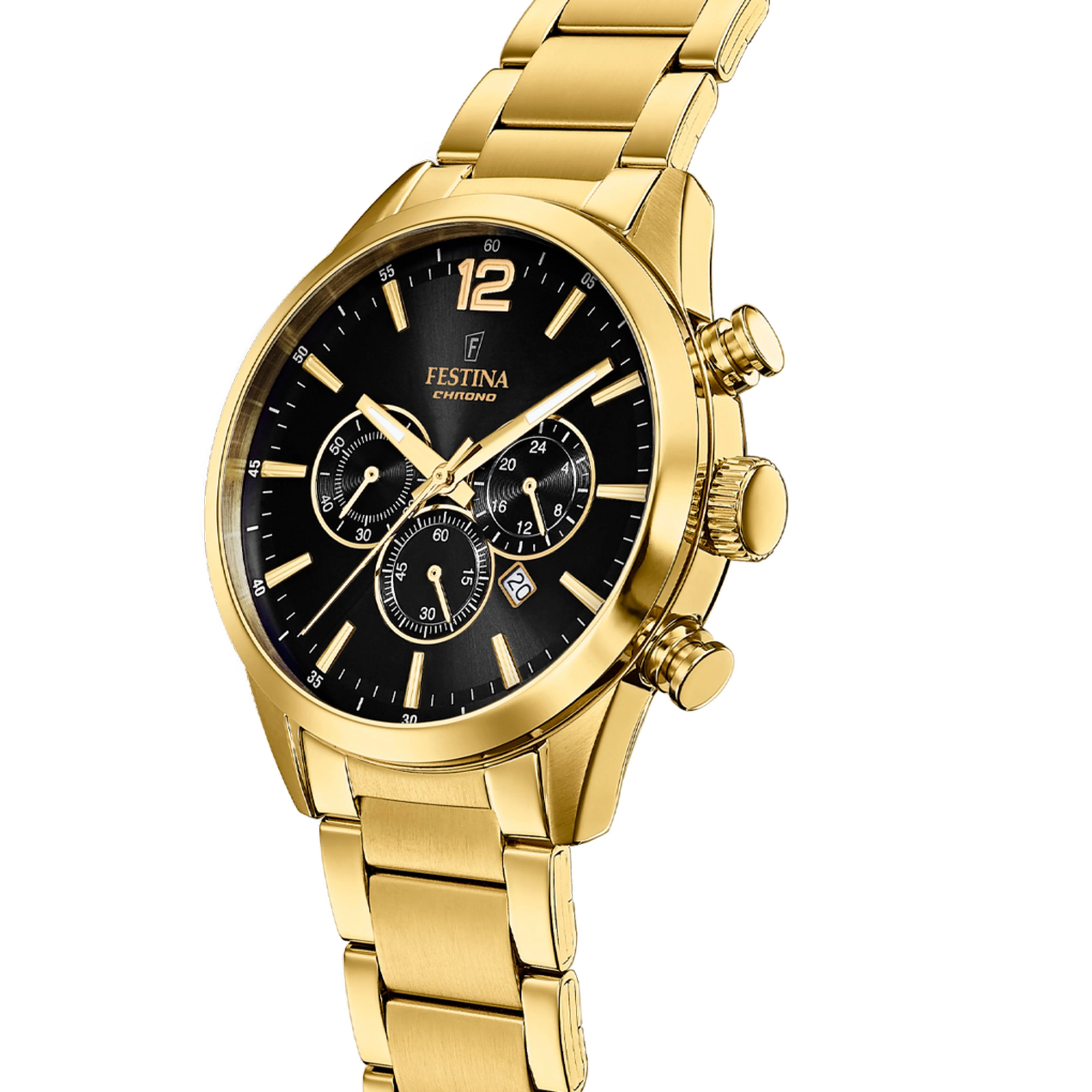 Timeless Chronograph Black / Stainless Steel Black Dial - Image 2
