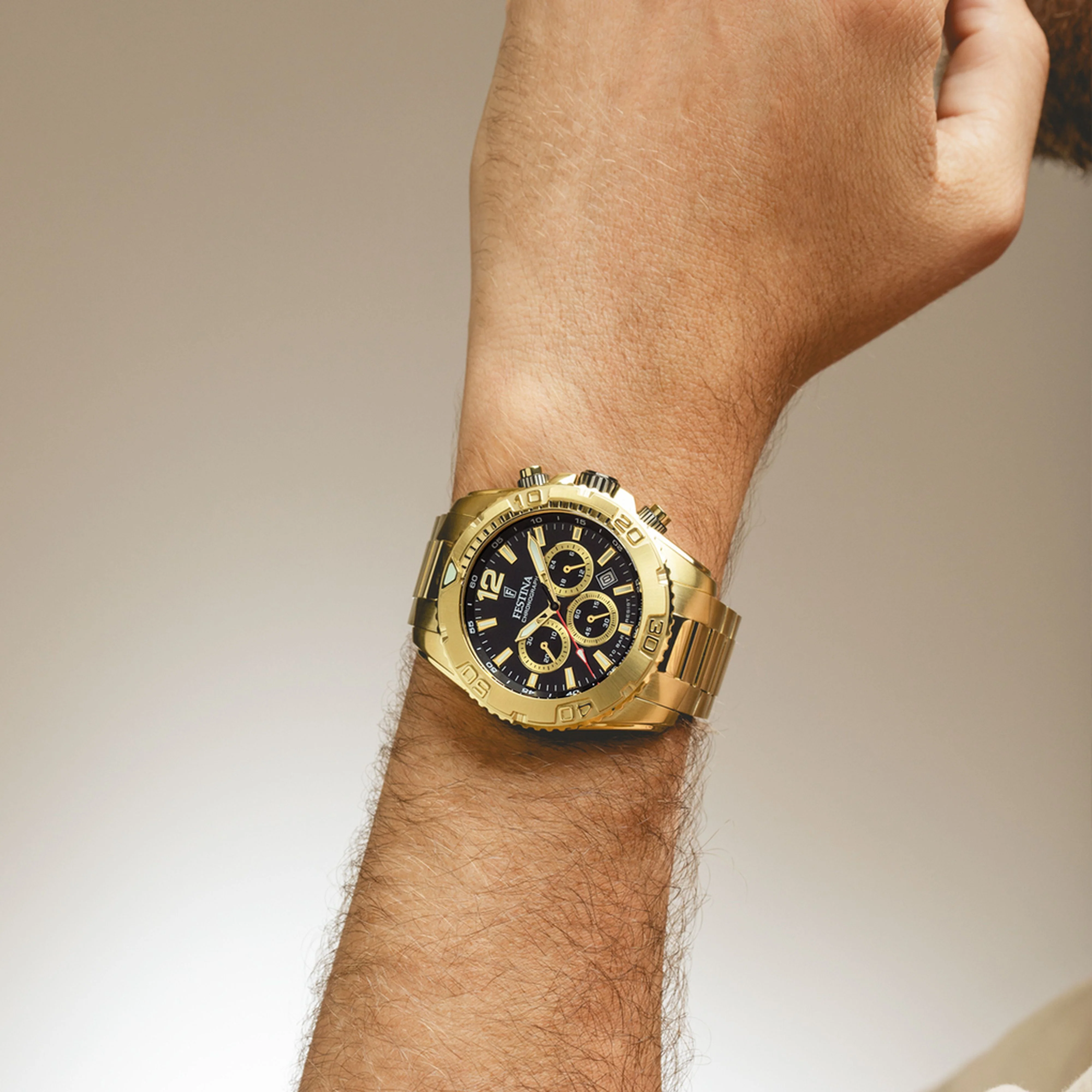 Timeless Chronograph Black / Stainless Steel Black Dial - Image 2