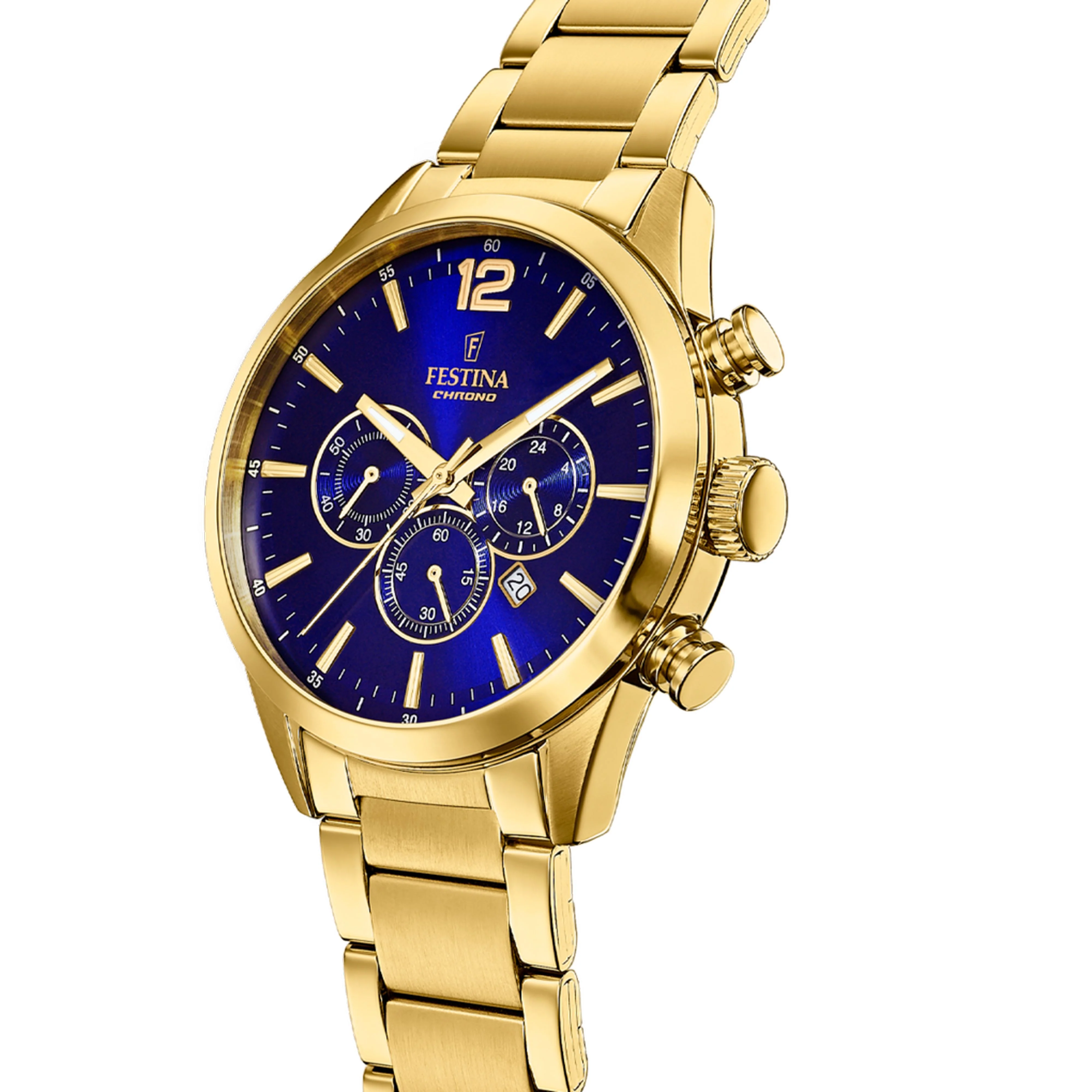 Timeless Chronograph Blue / Stainless Steel Blue Dial - Image 2