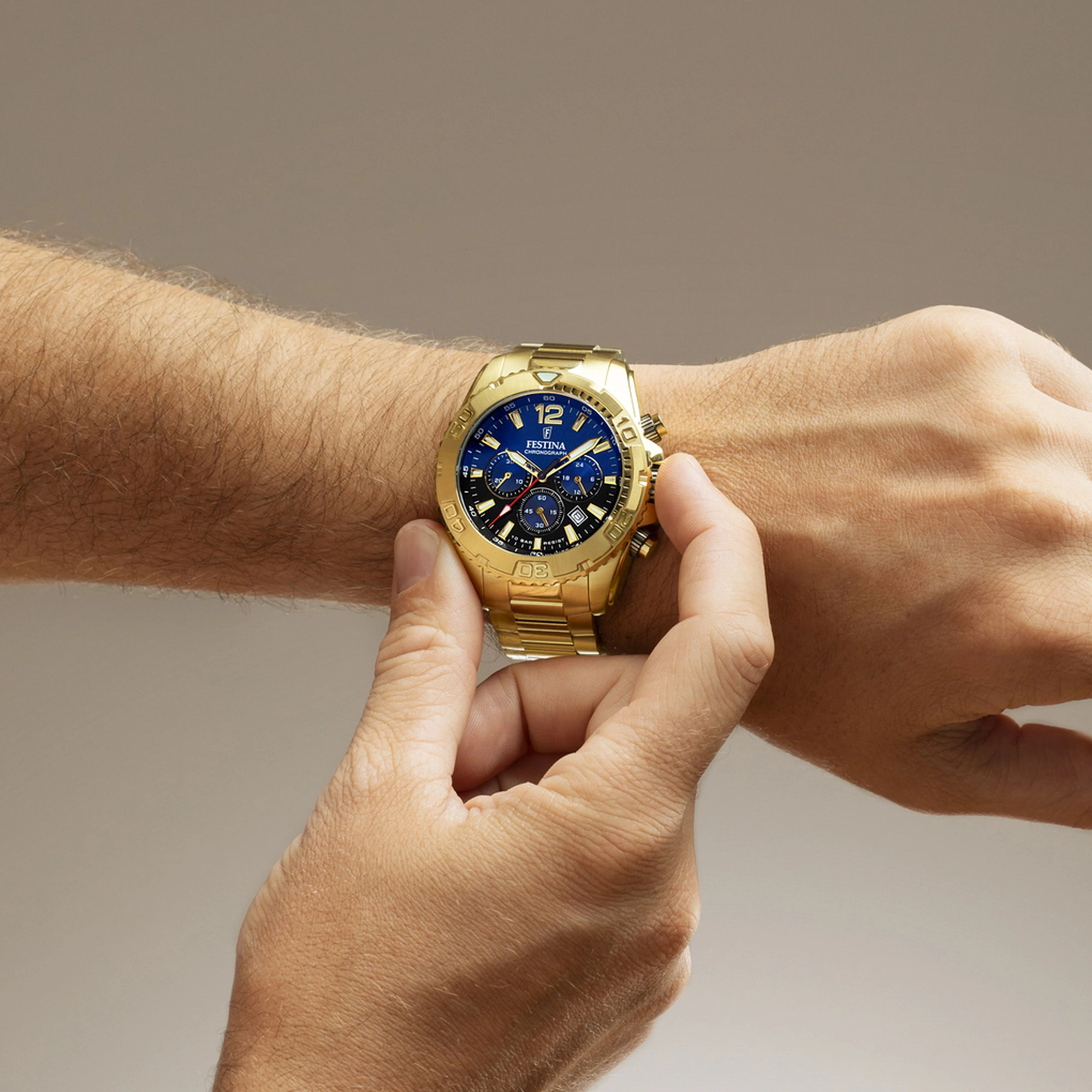 Timeless Chronograph Blue / Stainless Steel Blue Dial - Image 2