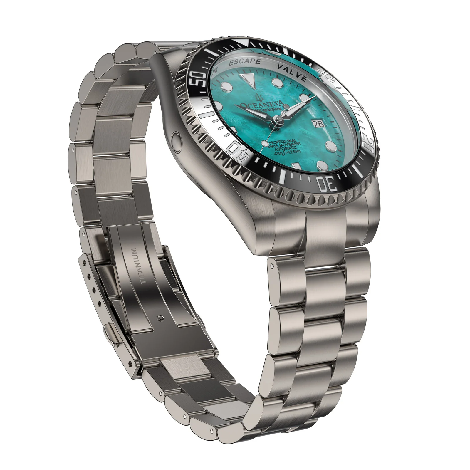 Titanium Deep Marine Explorer II – Aqua Dial - Image 8