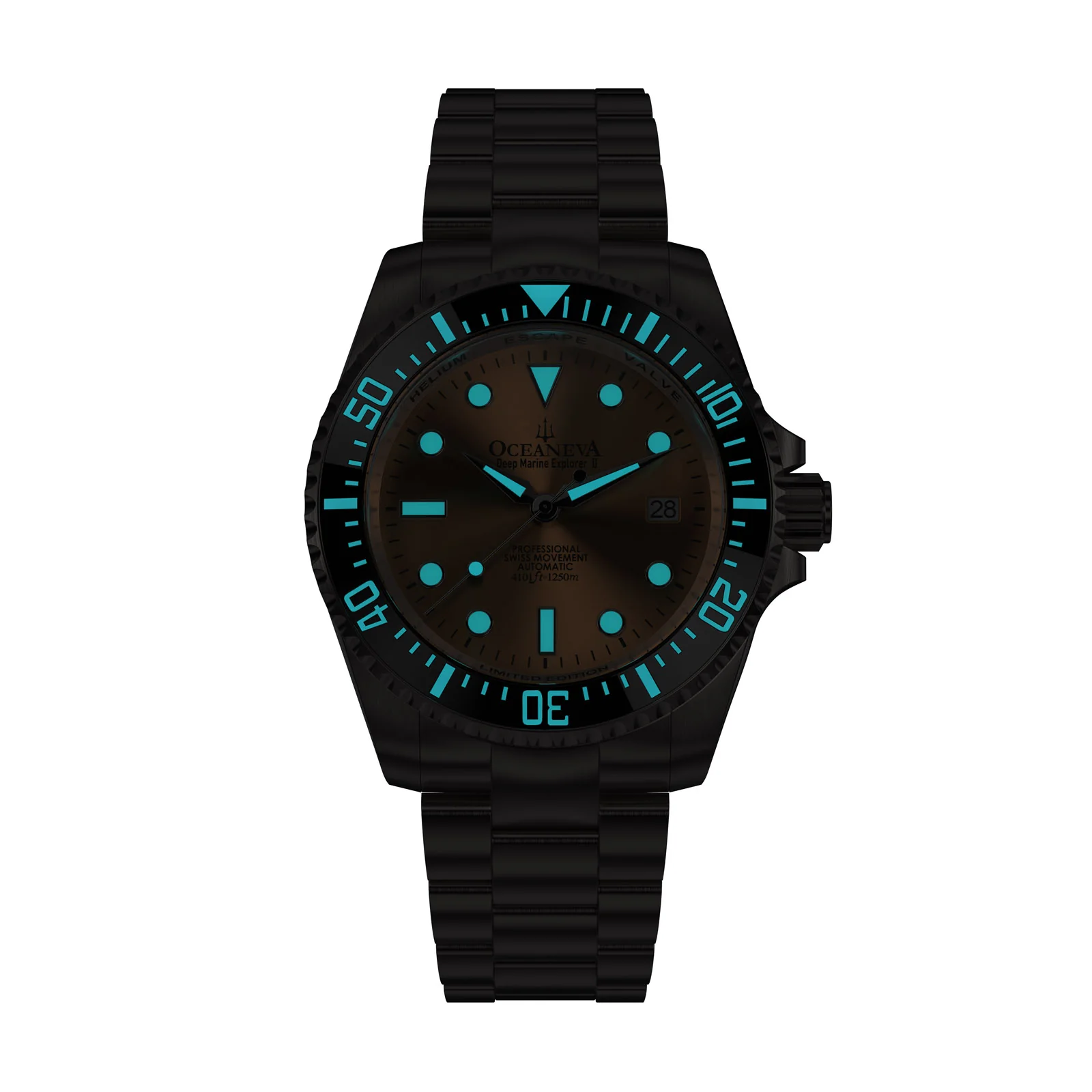 Titanium Deep Marine Explorer II Black/Copper Bezel | Copper Dial - Image 3