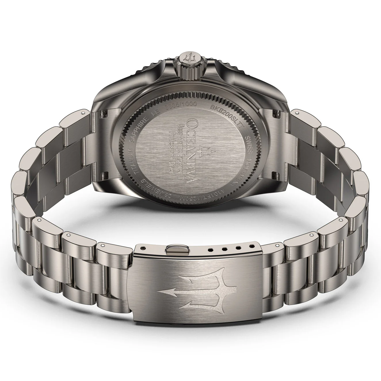 Titanium Deep Marine Explorer II Black/Copper Bezel | Copper Dial - Image 4