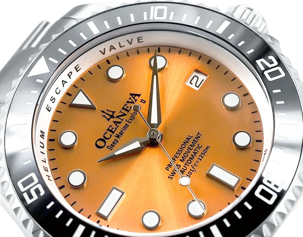Titanium Deep Marine Explorer II Black/Copper Bezel | Copper Dial - Image 5