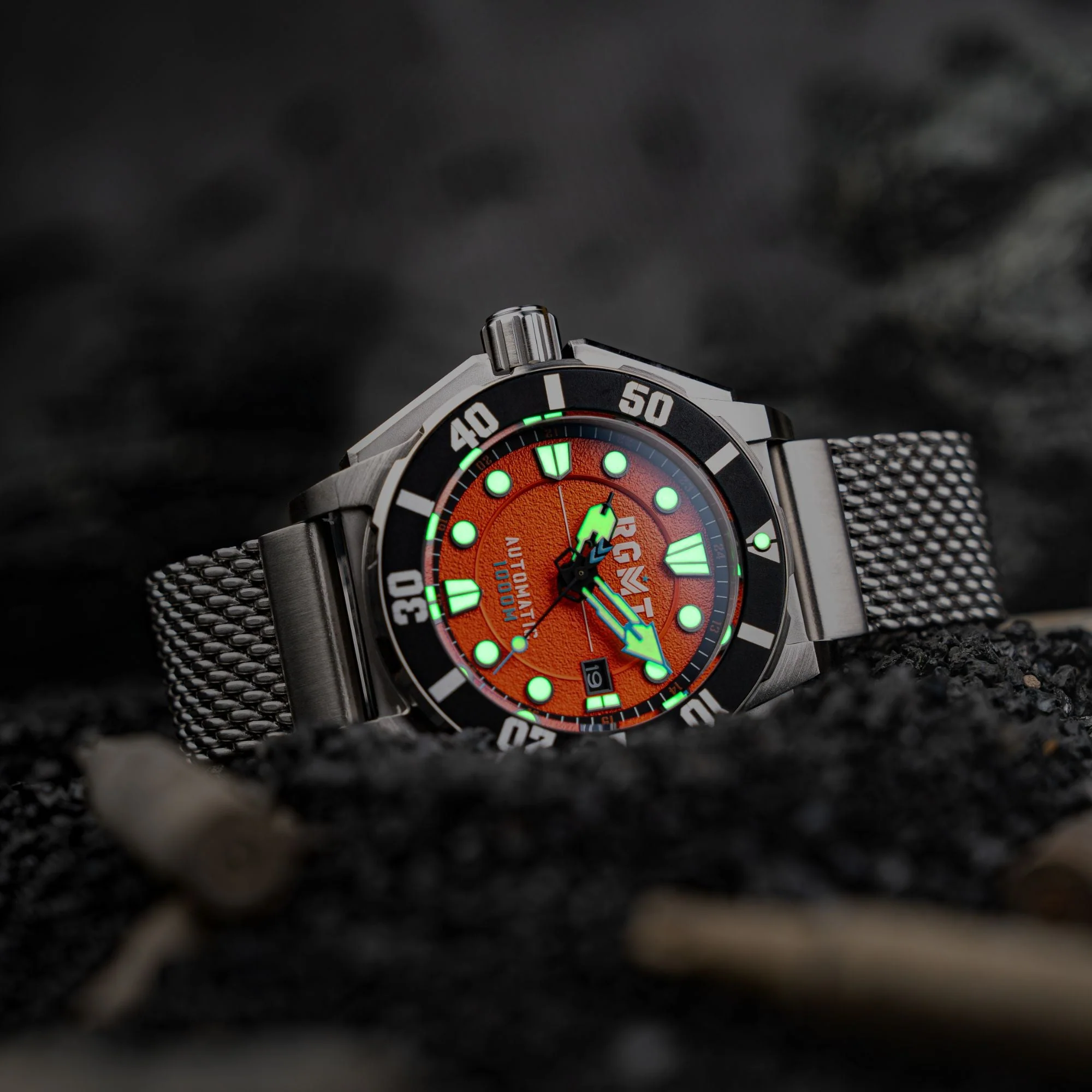 TORPEDO AUTOMATIC DIVER ORANGE / STAINLESS STEEL Orange Dial - Image 4