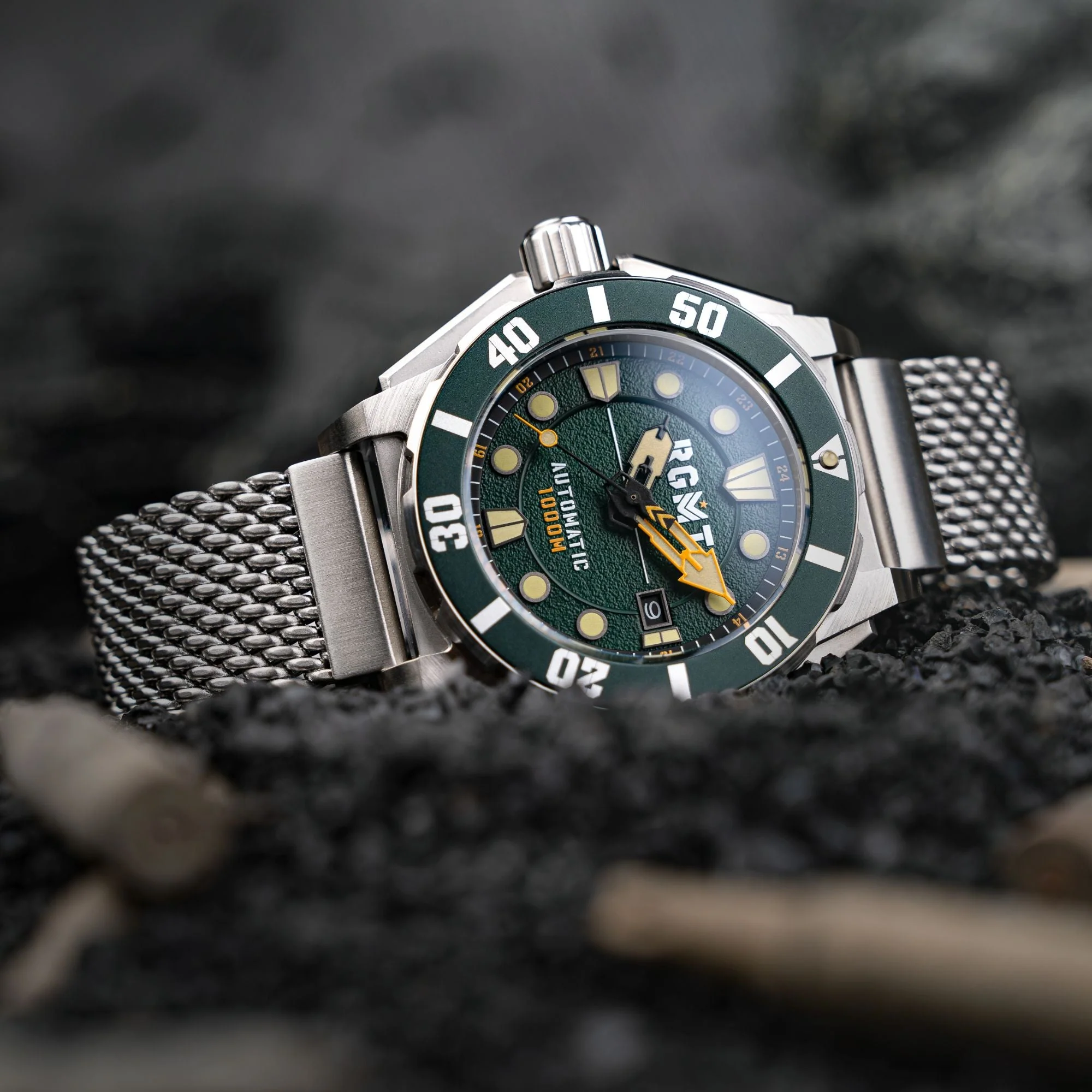 TORPEDO AUTOMATIC DIVER GREEN / STAINLESS STEEL Green Dial - Image 2