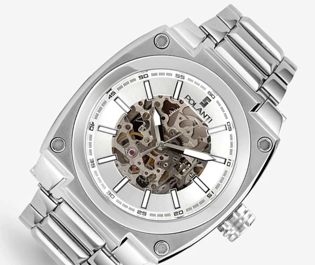 Torque II Auto Silvertone/ Silver Dial | Silver Dial - Image 4