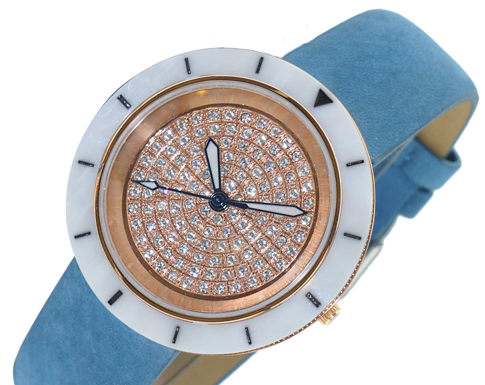 TOULON WHITE-ROSE / BLUE | Silver tone Dial - Image 4