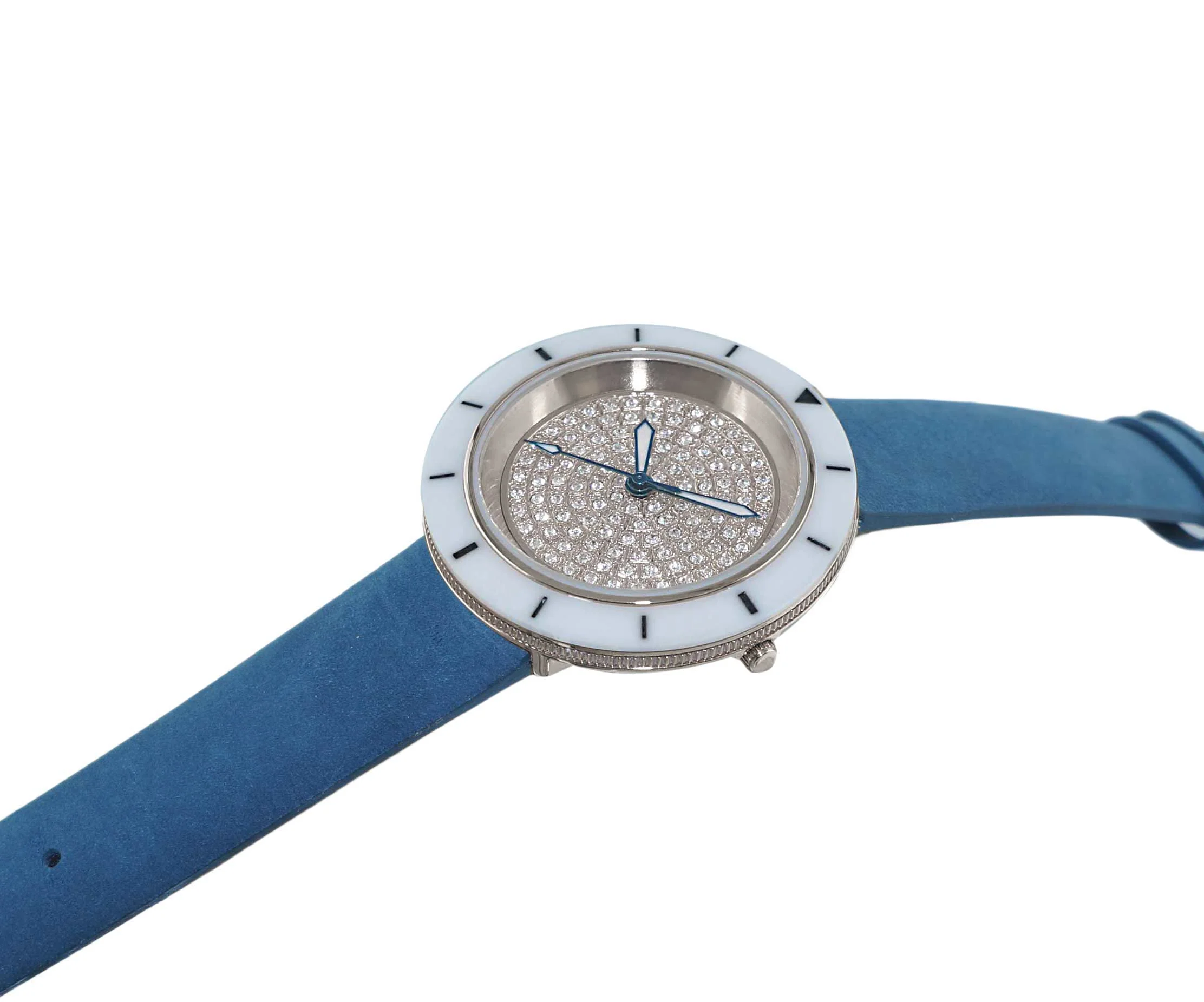 TOULON WHITE-SILVER / BLUE | Silver tone Dial - Image 2