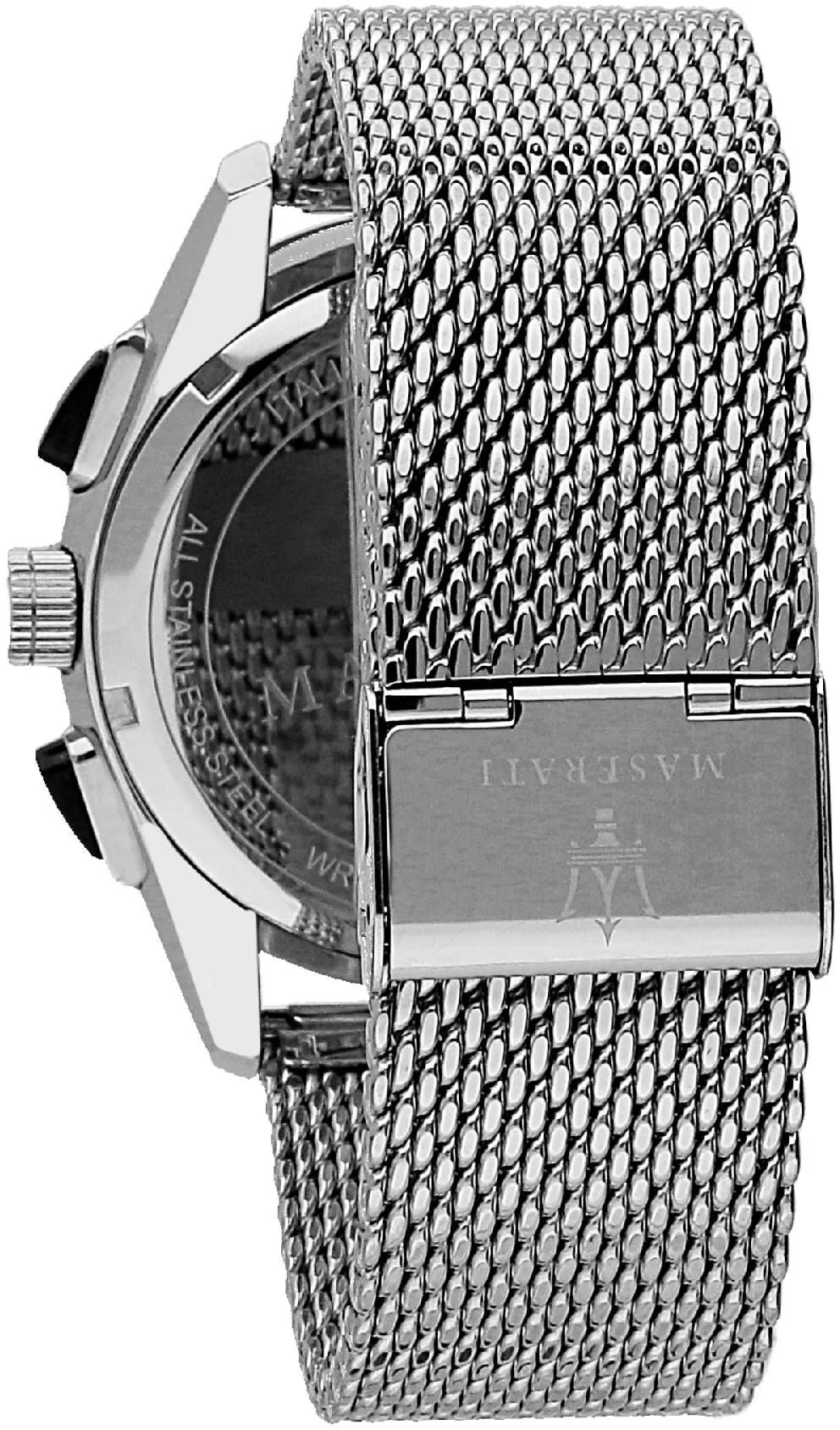 TRAGUARDO Black / Stainless Steel Black Dial - Image 2