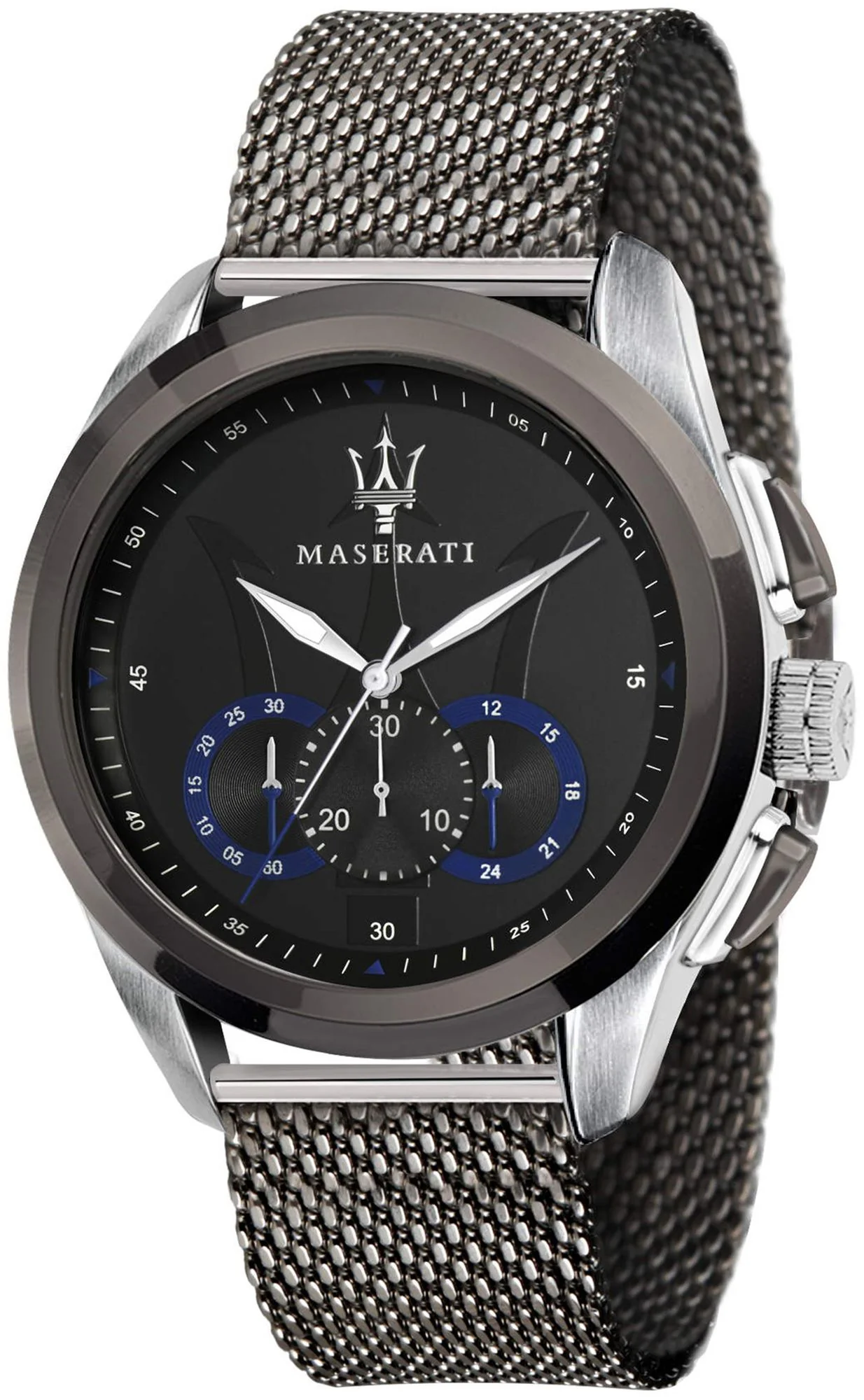 TRAGUARDO Black / Stainless Steel Black Dial