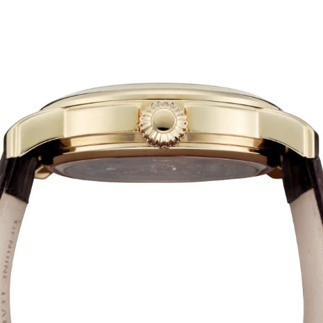 Traveller Series brown leather /gold | White Dial - Image 3