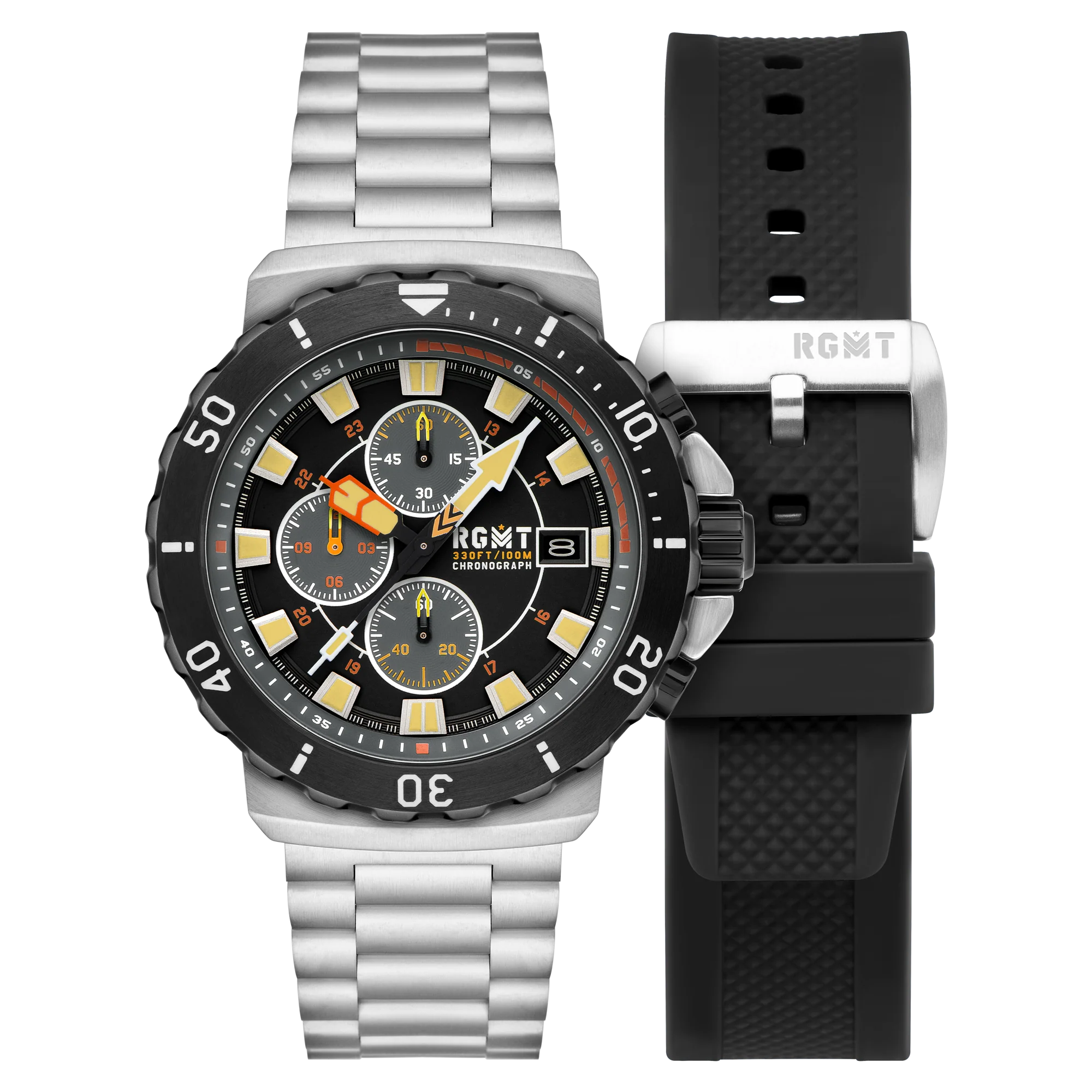 TRENCH CHRONOGRAPH BLACK / STAINLESS STEEL Black Dial