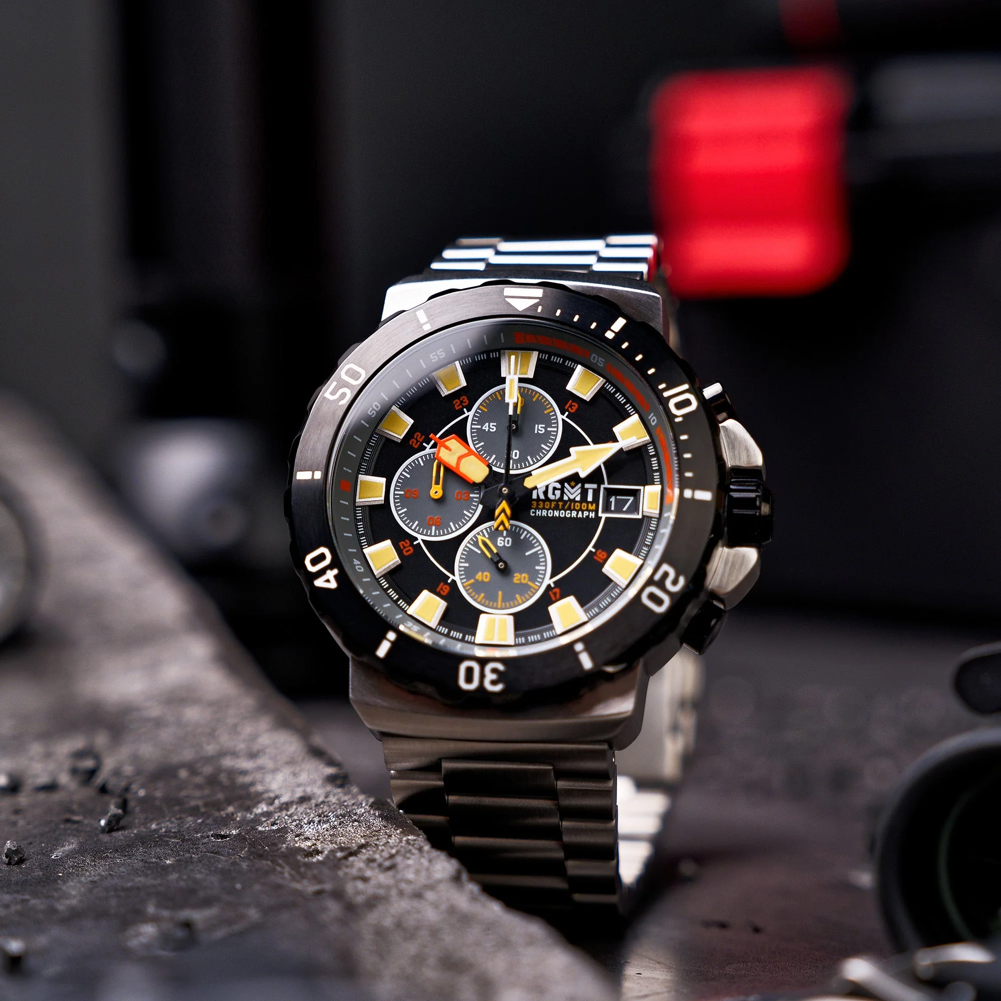 TRENCH CHRONOGRAPH BLACK / STAINLESS STEEL Black Dial - Image 4