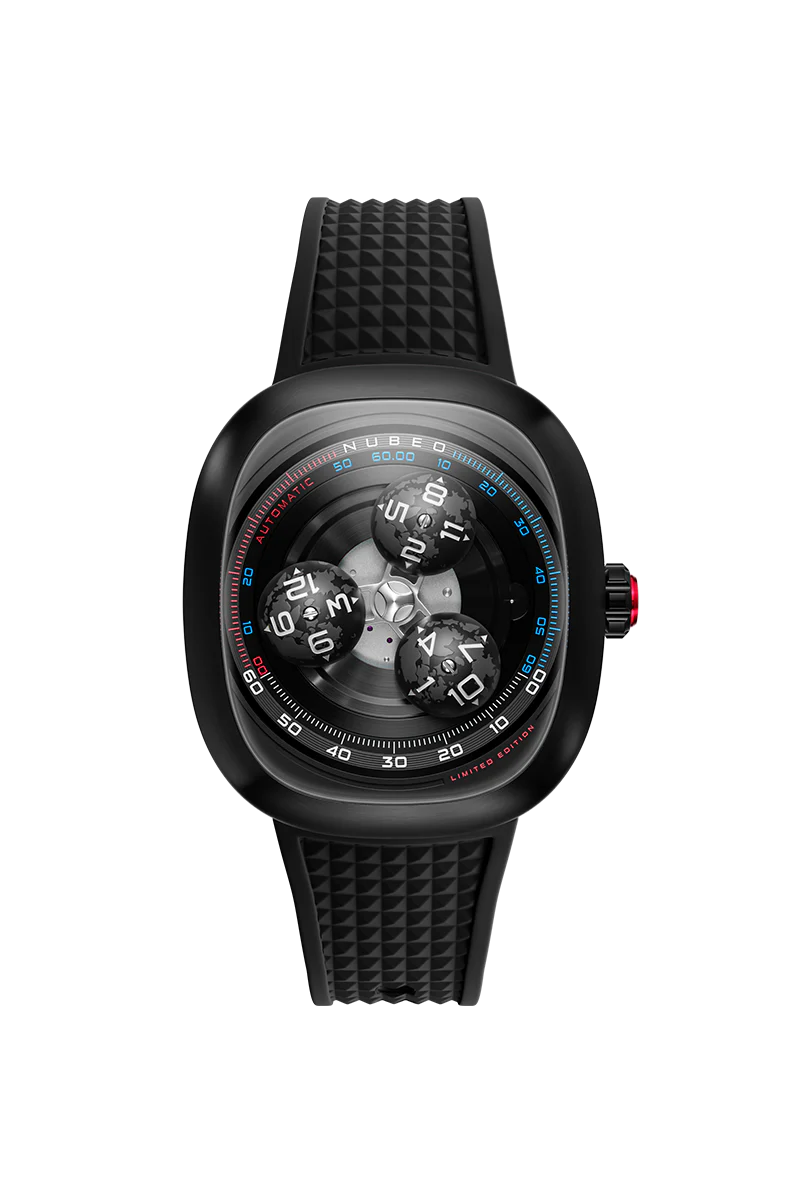 Tri-star Orbit Automatic Limited Edition Black / Rubber | Black Dial