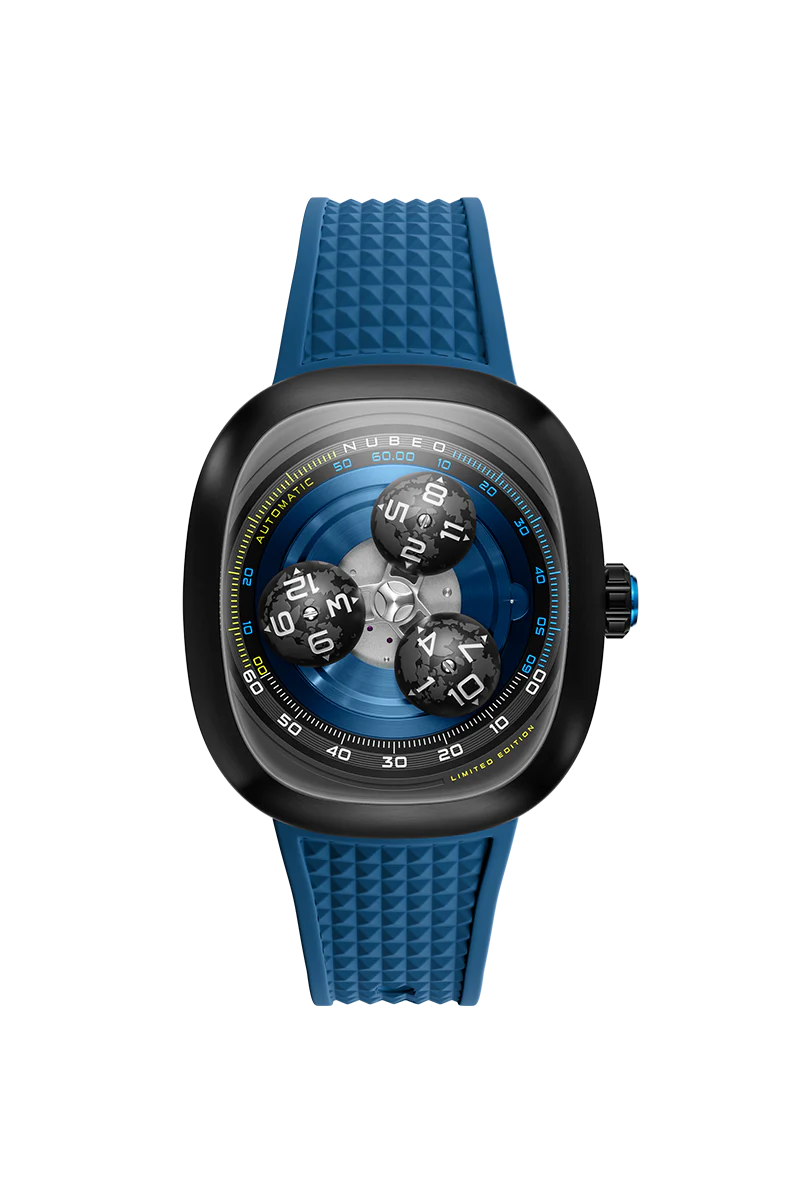 Tri-star Orbit Automatic Limited Edition Blue / Rubber | Blue Dial