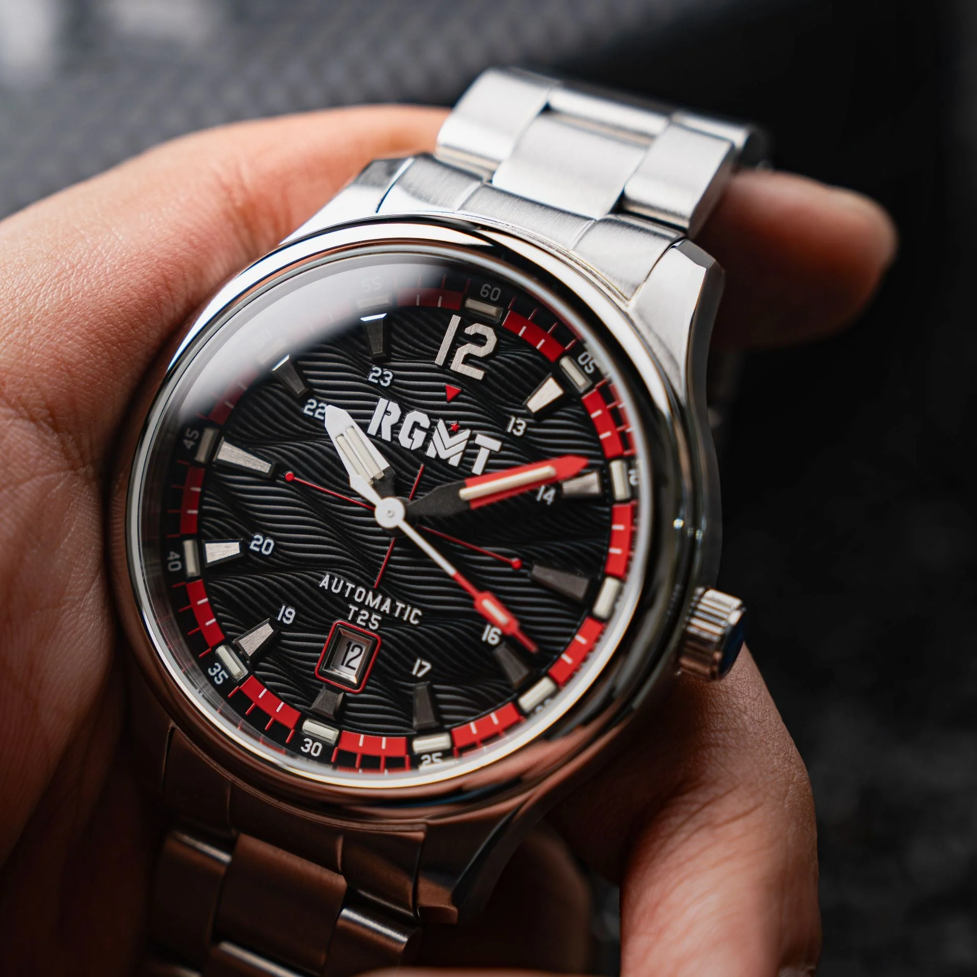 TRITIUM AUTOMATIC BLACK / STAINLESS STEEL Black Dial - Image 4