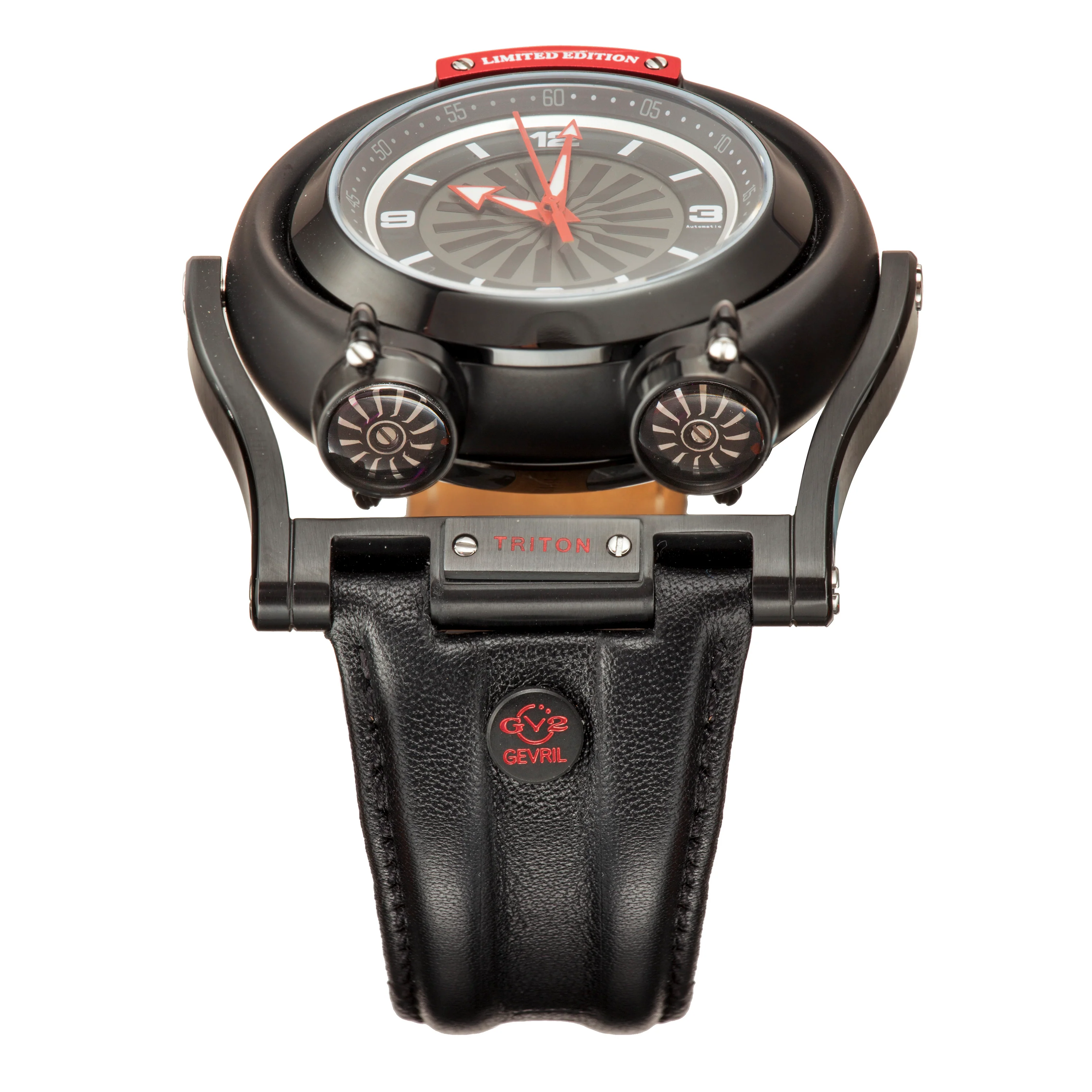 Triton Swiss Made Triton Swinging Lugs Watch | Black Dial - Image 2