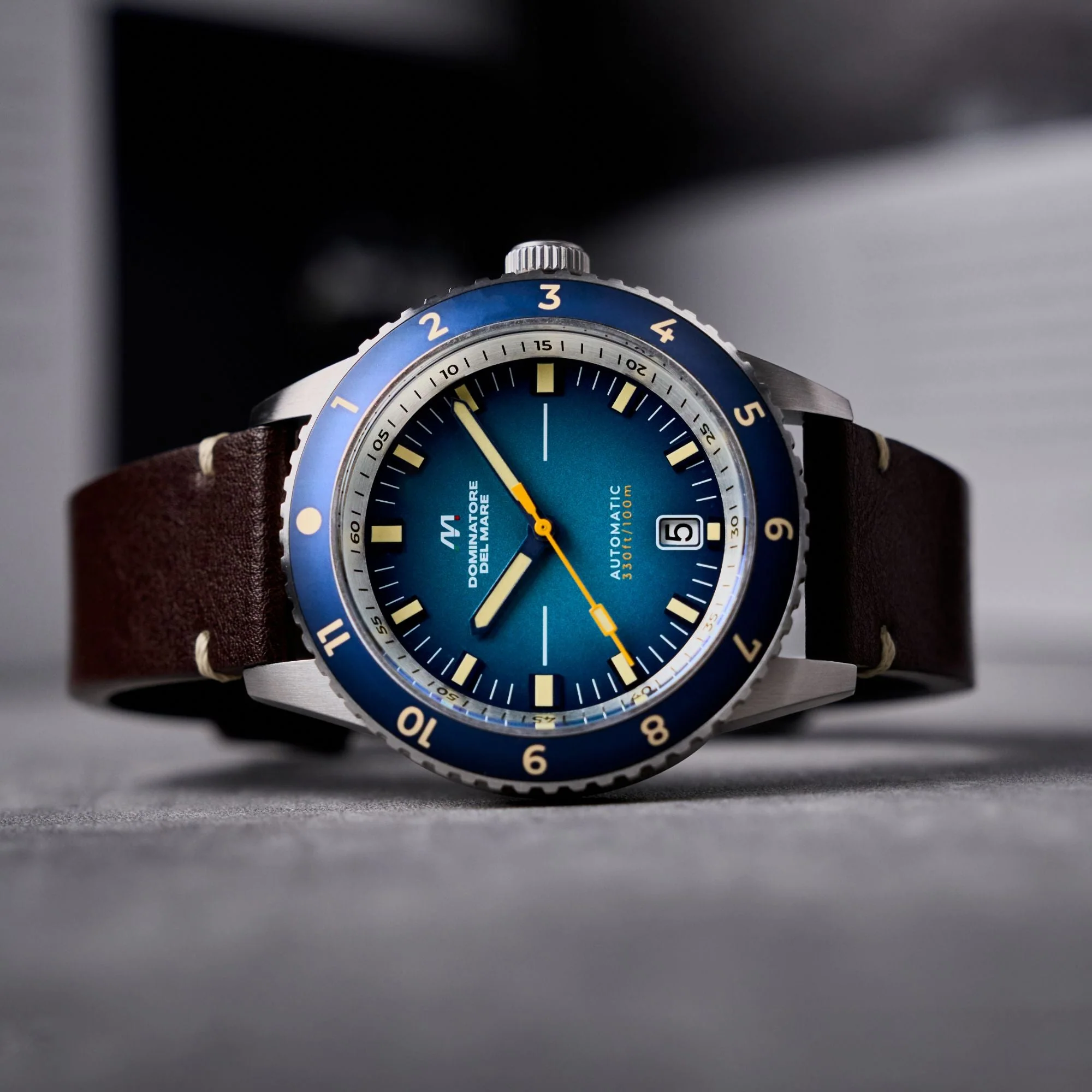 Tropea Automatic Blue / Brown Leather | Blue Dial - Image 3