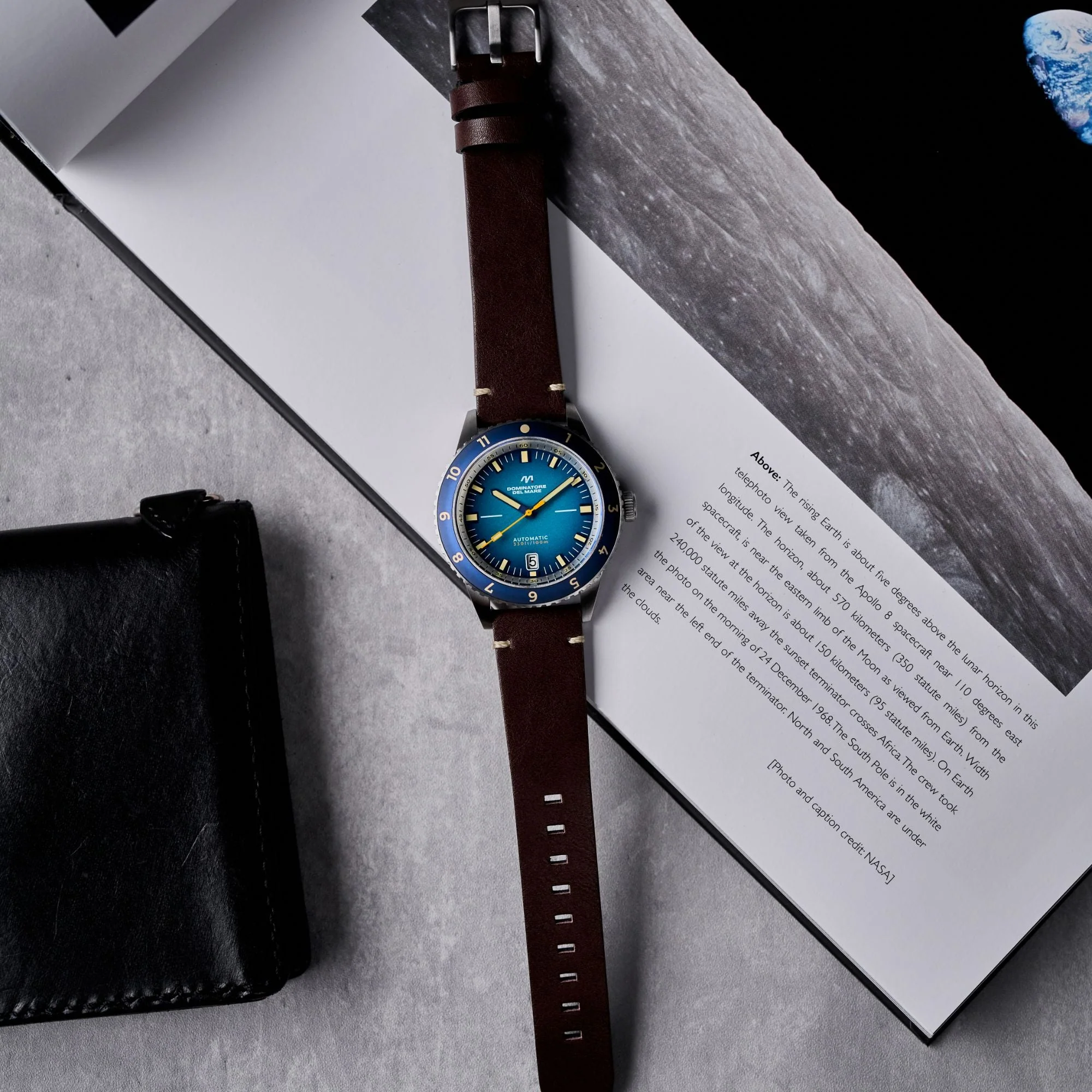 Tropea Automatic Blue / Brown Leather | Blue Dial - Image 4