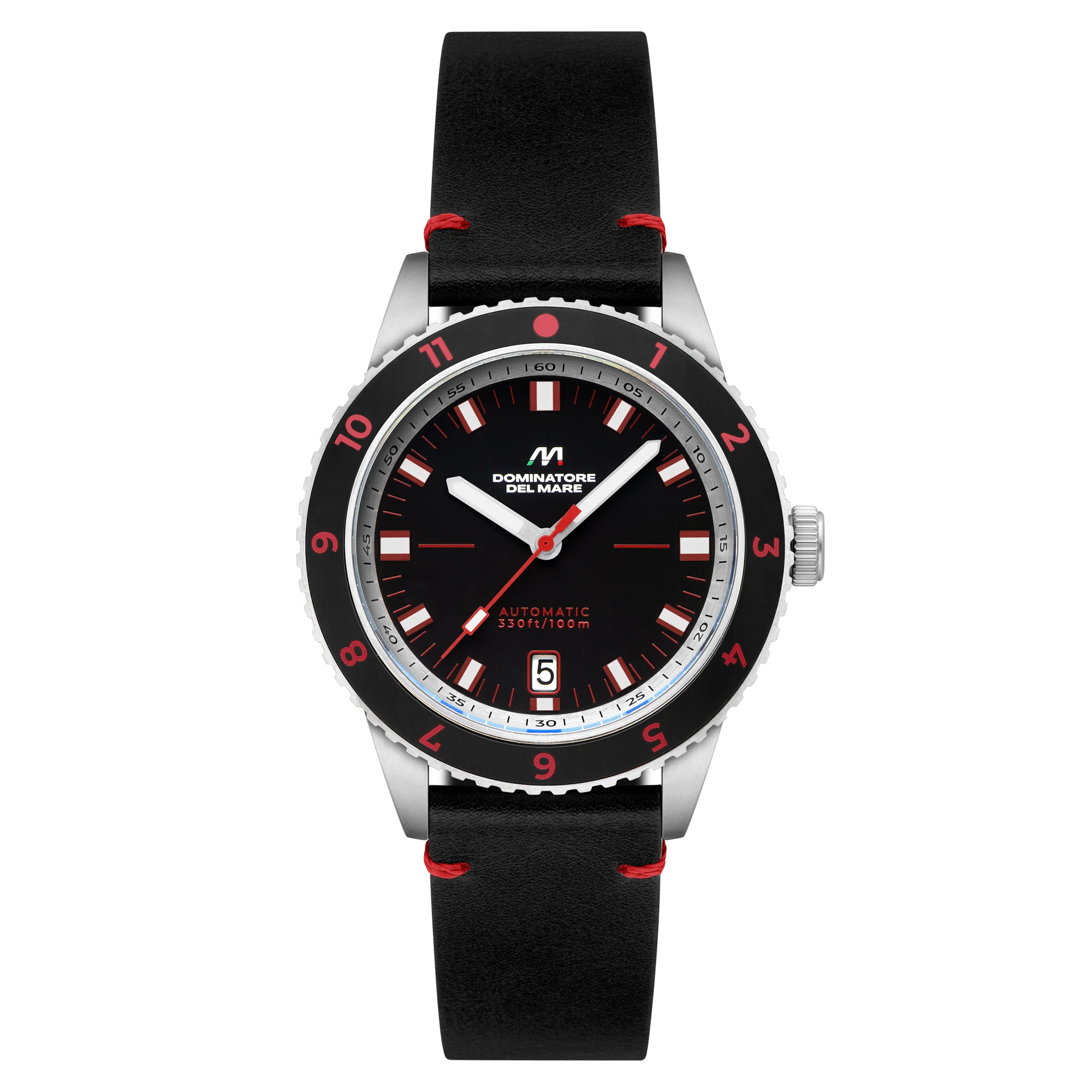 Tropea Automatic Black / Black Leather | Black Dial